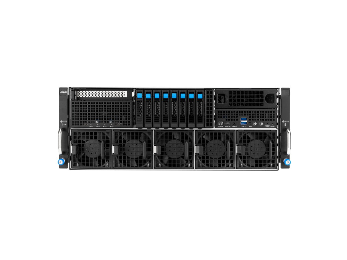 ASUS ESC8000A-E13P-32WP 4U Dual AMD EPYC 9005 192-Core 8×PCIe Gen5 8×GPU NVMe GPU Server