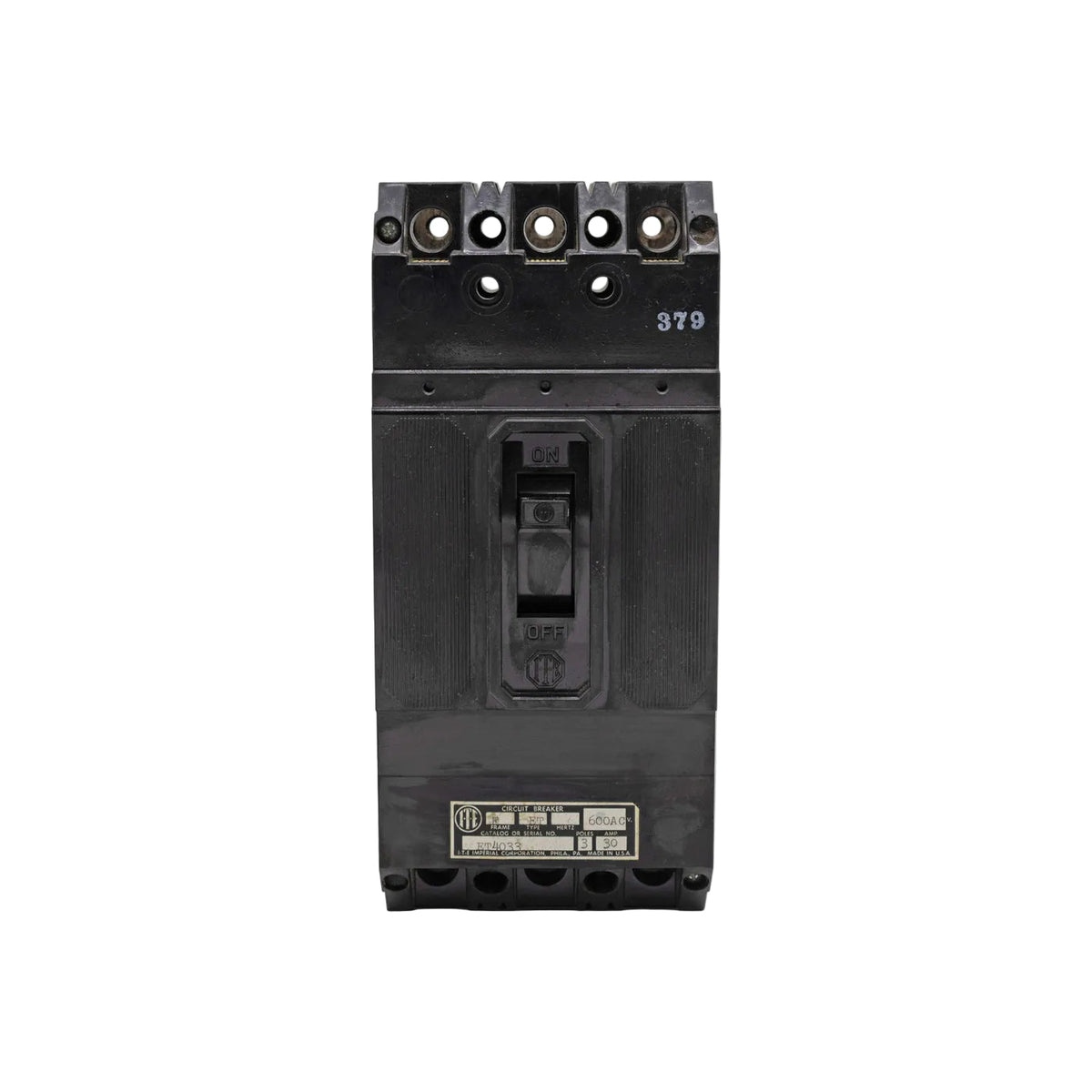 ITE ET4033 30A 3-Pole 600V Molded Case Circuit Breaker