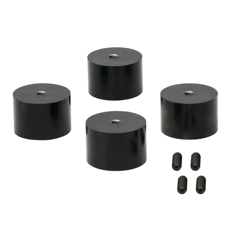 T-AV5-M - Ø38.1 mm Sorbothane Feet, Internal M6 Mounting Thread, 4 Pieces