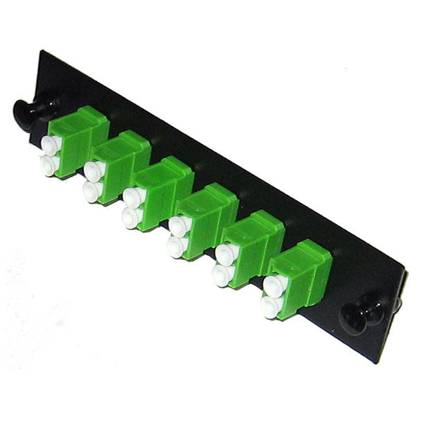 6 Pack loaded with APC Singlemode duplex - Black
