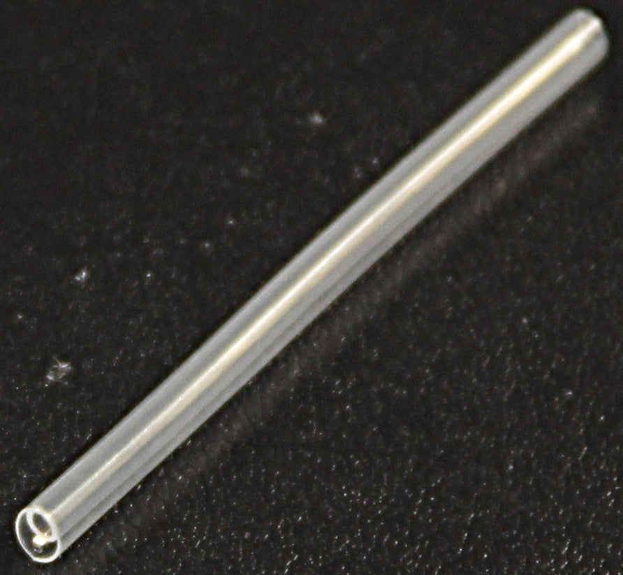 Dia. 3.0mm x 60mm(L) Steel Member Fusion Splice Sleeve - Pack of 50 pcs - Clear Color