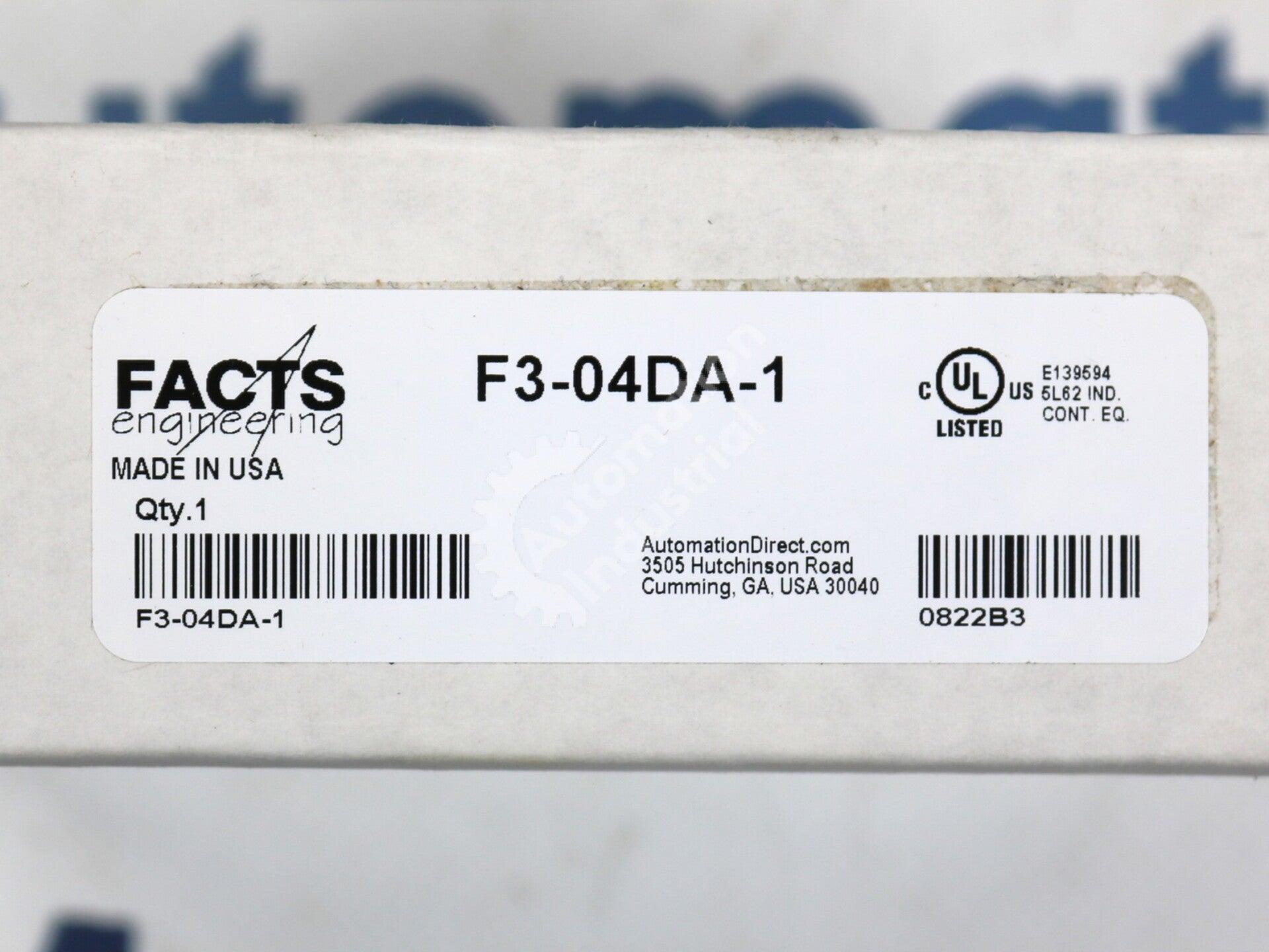 F3-04DA-1 By Facts Engineering 0-10VDC 4-20mA 12-Bits Analog Output Module NSFP