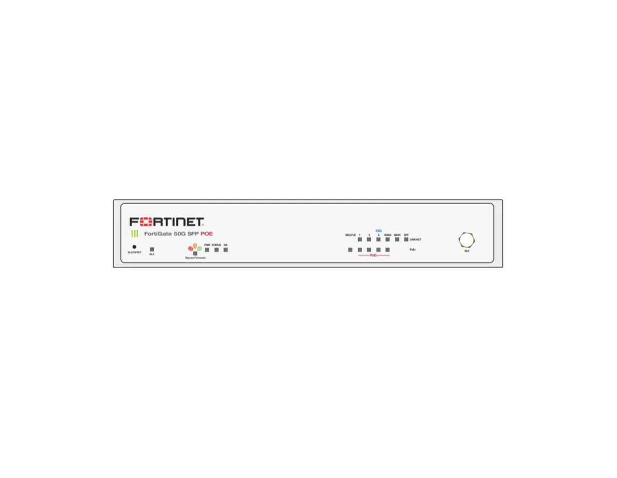Fortinet FortiGate 51G-SFP-POE Next-Generation Firewall with PoE+ & 64GB SSD (FG-51G-SFP-POE)