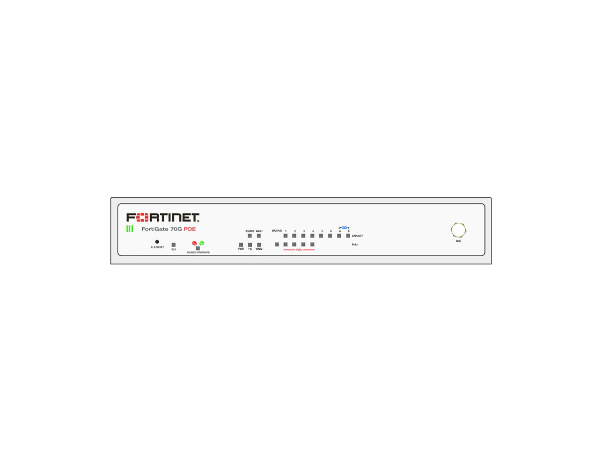Fortinet FortiGate 71G-POE Next-Generation Firewall