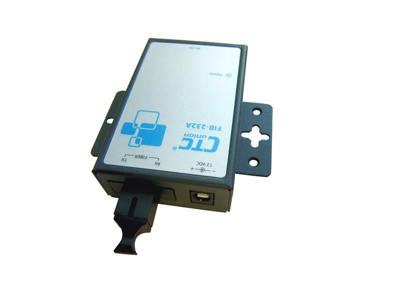 FIB-232A-SC20A - RS-232 over single strand singlemode WDM fiber media converter, BiDi, SC connector, 20Km range, Tx:1310/Rx:1550nm