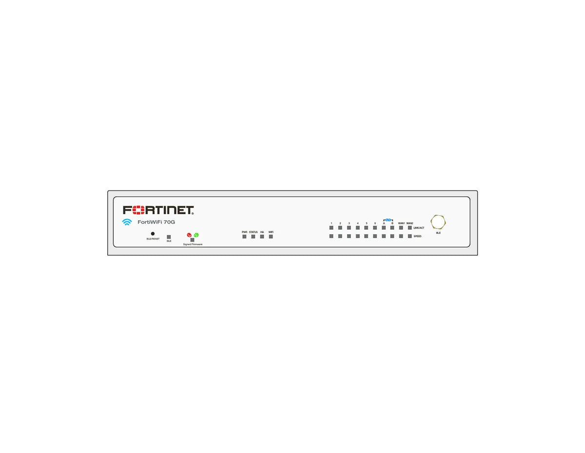 Fortinet FortiWiFi 70G Firewall + 1 Year Enterprise Protection
