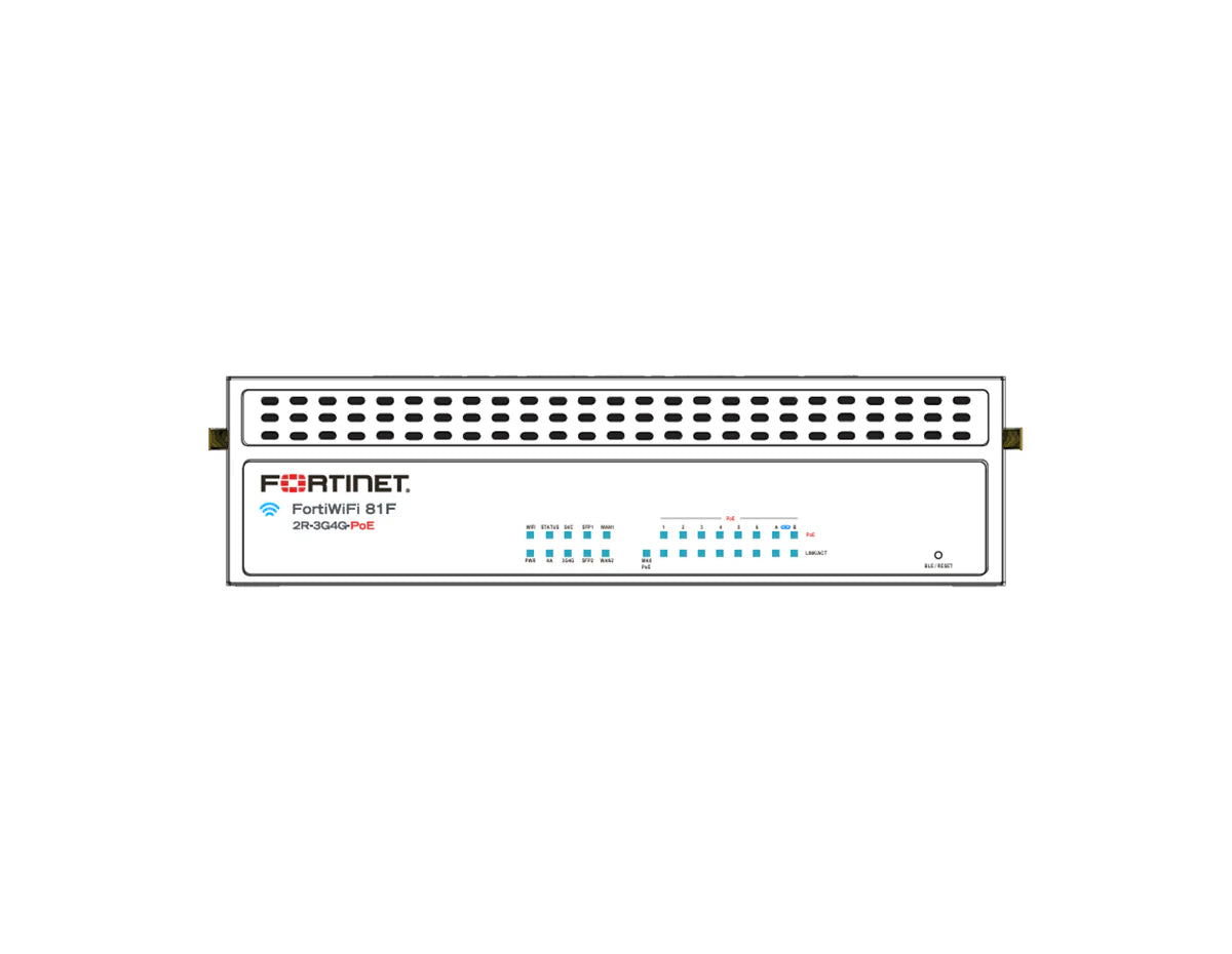 Fortinet FortiWiFi FWF-81F-2R-3G4G-POE-A-BDL-809-12 Firewall + 1 Year Enterprise Protection