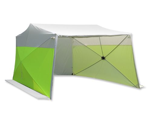 Pop N Work FX121012 Pop Up Tent, Roll-Up Door & X Frame, 10'x12'