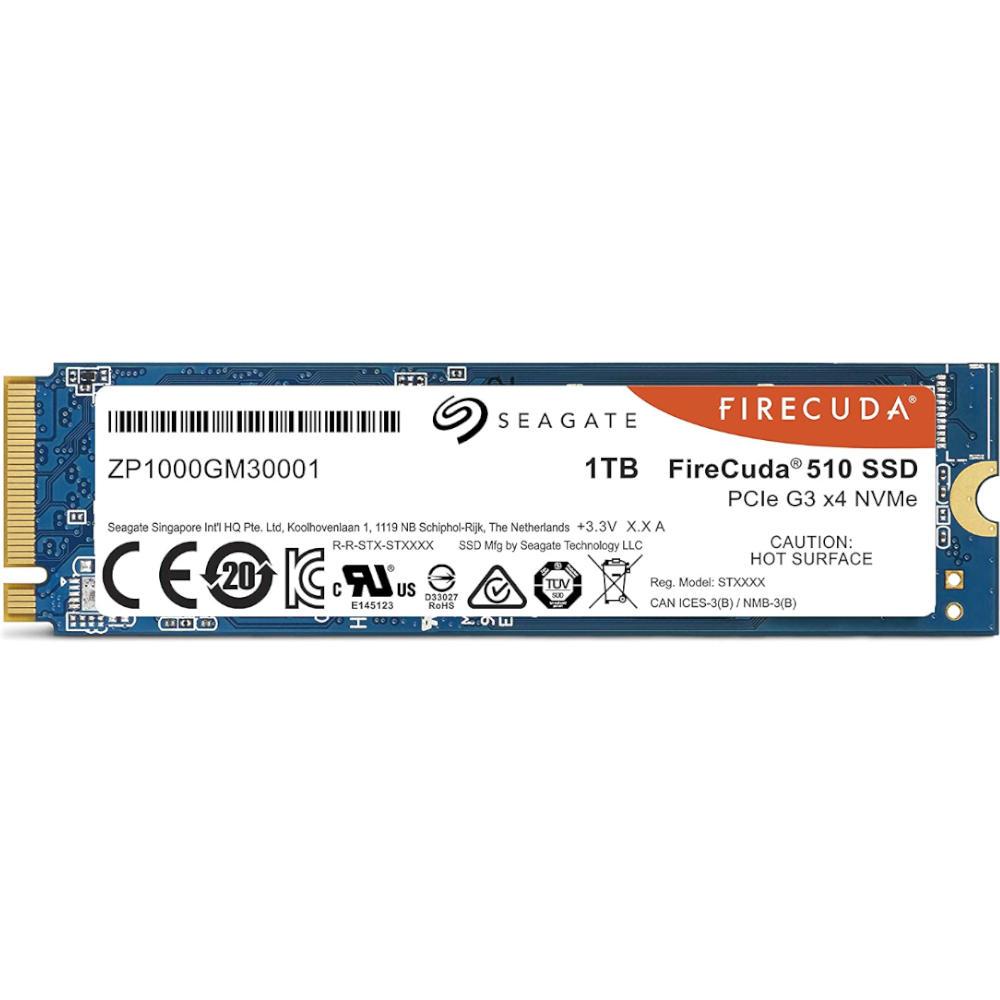 Seagate FireCuda 510 ZP1000GM30011 ZP1000GM30001 1TB PCIe Gen 3.0 x4 4GB/s 3D TLC M.2 2280 Solid State Drive