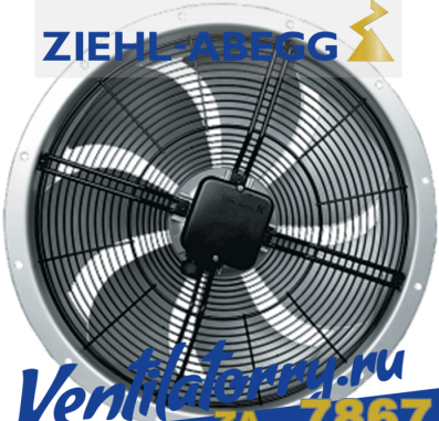 FN040-VDL.0F.A7P1 ZIEHL-ABEGG Axial Fan 3~400V 0.23/0.17kW 0,44/0,27A 1370/1110rpm