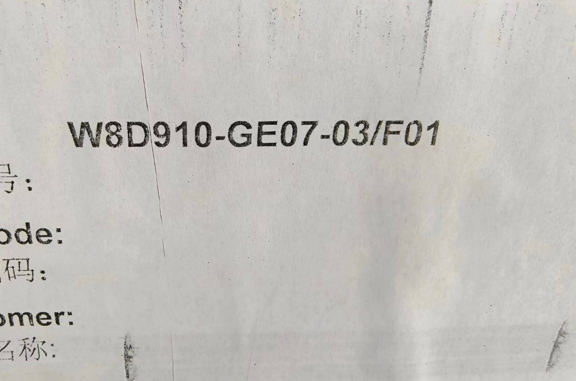 W8D910-GE07-03/F01 ebm-papst AC AXIAL FAN
