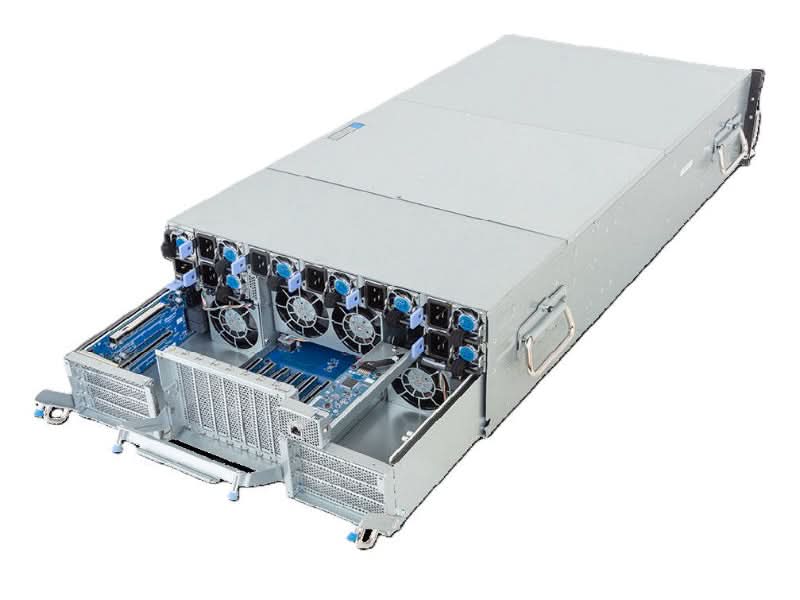 Gigabyte G4L3-ZX1-LAT4 MI355X OAM AMD EPYC 4U Rackmount/GPU Server