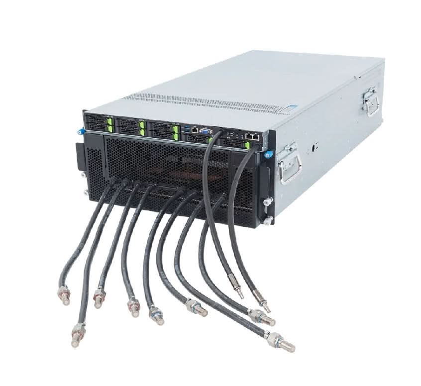 Gigabyte G593-ZX1-LAX1 AMD EPYC MI300X OAM 5U Rackmount/GPU Server