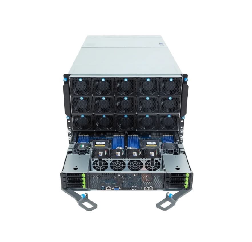 Gigabyte G893-ZD1-AAX5 HGX B200 AMD EPYC DDR5 8U Rackmount/GPU Server