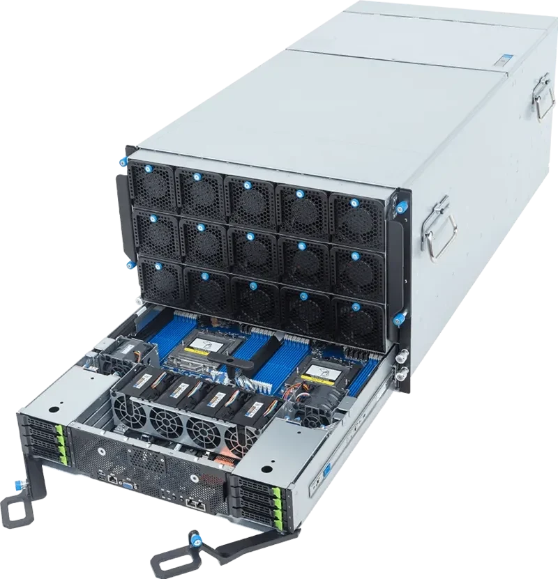 Gigabyte G894-ZD3-AAX7 HPC/AI AMD EPYC DP NVIDIA HGX B300 8U Server