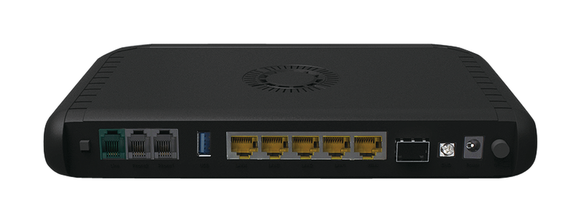 GW-732FW - Gigabit Fiber Gateway w/ 2 telephone FXS ports, WiFi 11ac Router and combo copper/SFP up-link for active xTTH applications