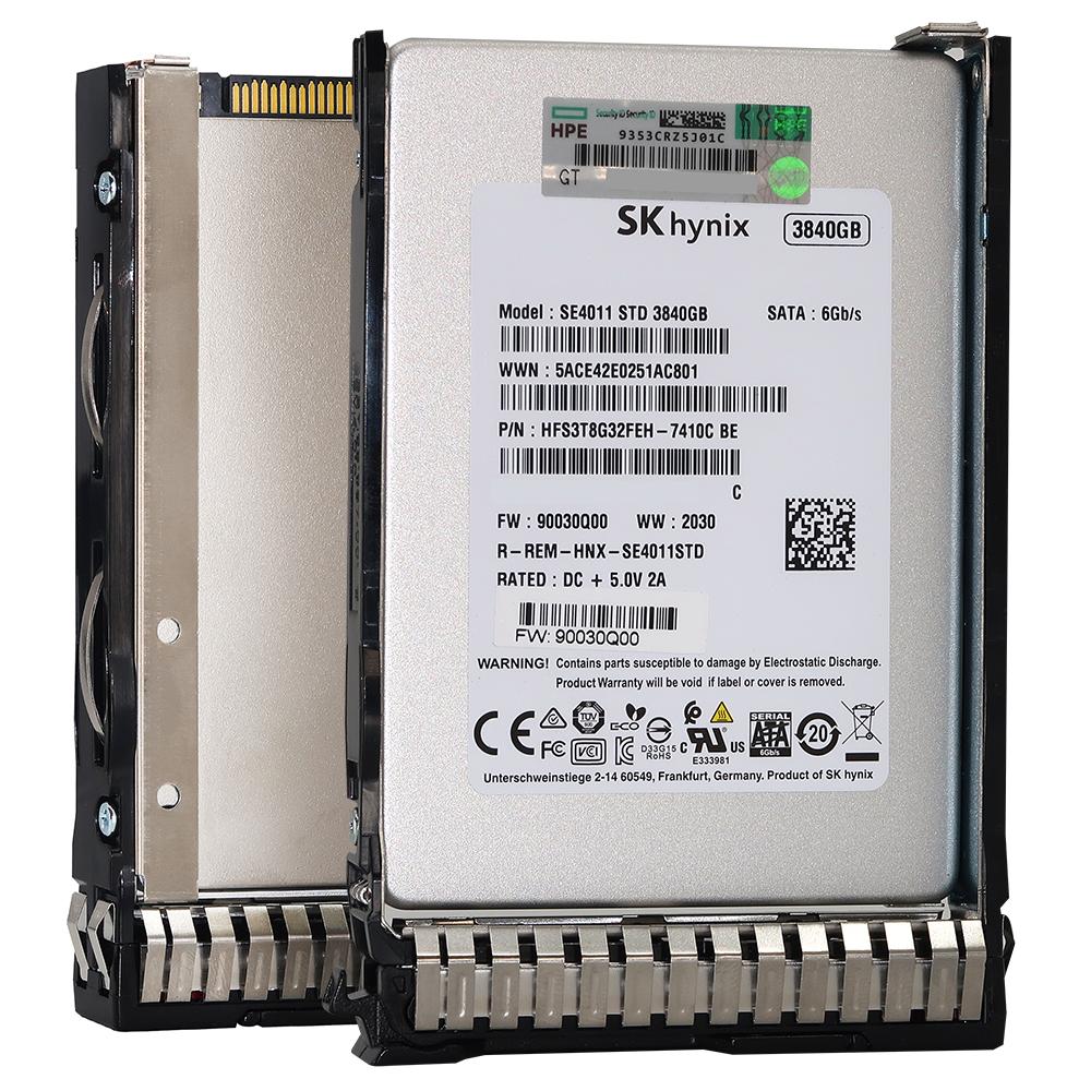 HPE Generation 8 HFS3T8G32FEH-7410C 3.84TB SATA 6Gb/s 3D TLC 2.5in Refurbished SSD