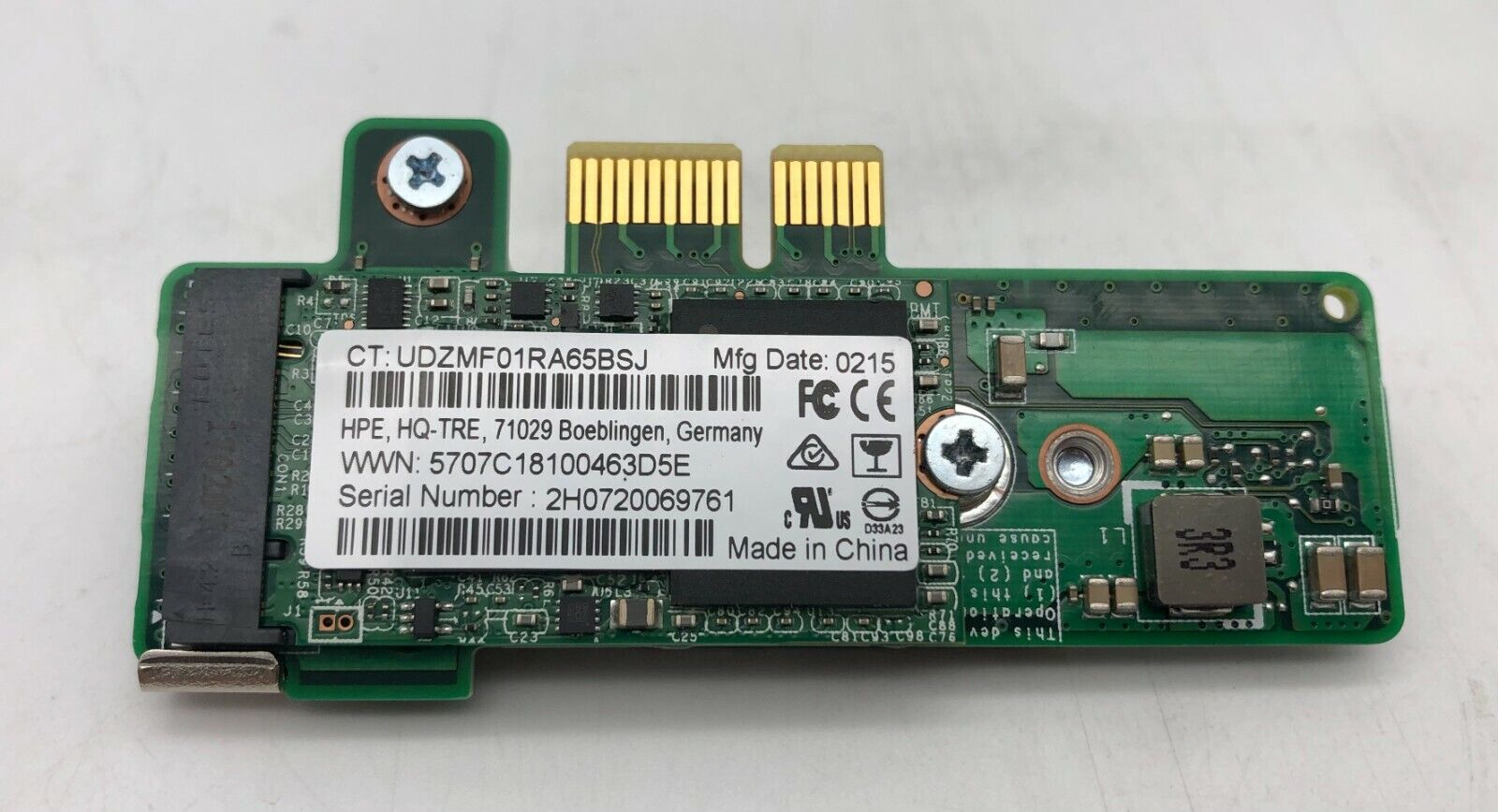 775588-B21 DUAL 64GB VE SOLID STATE M.2 KIT 749154-001 797905-001 888793076972
