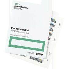 HPE LTO-8 Ultrium RW Bar Code Label Pack Q2015A 190017219189-FoxTI