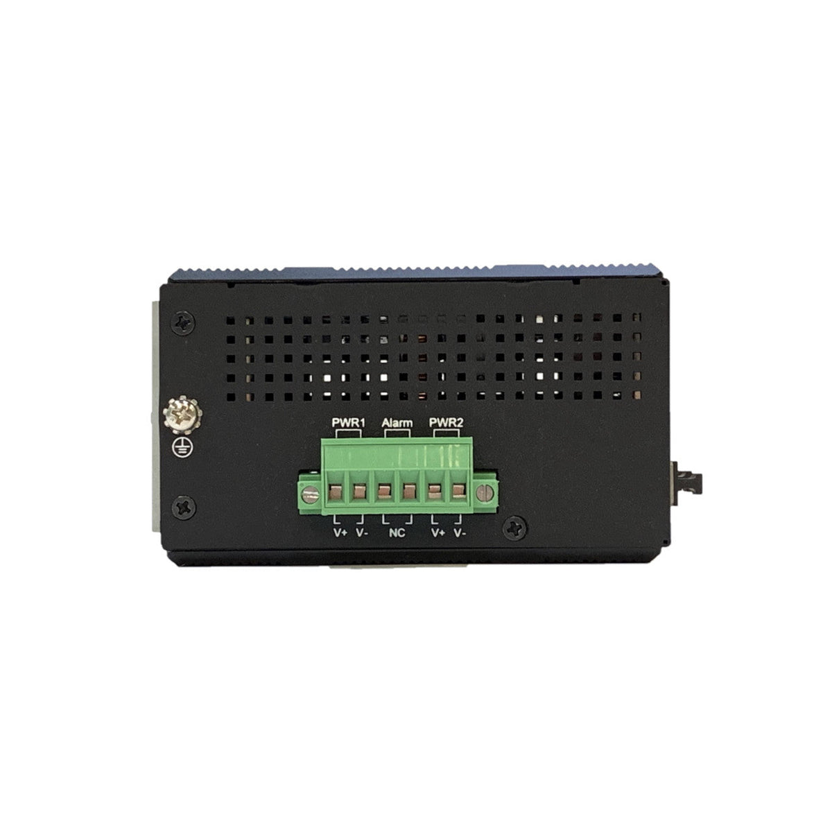 IGS-404SM-E - 4 copper + 4 SFP port SNMP/web-managed Gigabit Ethernet Industrial switch, DIN rail mount, extended temp -40 to +75C