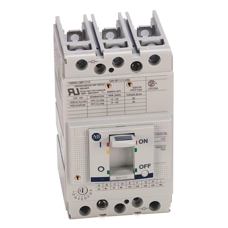 140MG-G8P-C50 | Allen-Bradley 50A G Frame Motor Ckt Protector