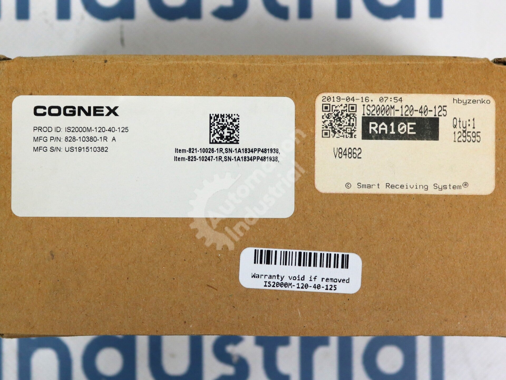 IS2000M-120-40-125 By Cognex 825-10247-1R Vision Sensor NSFP