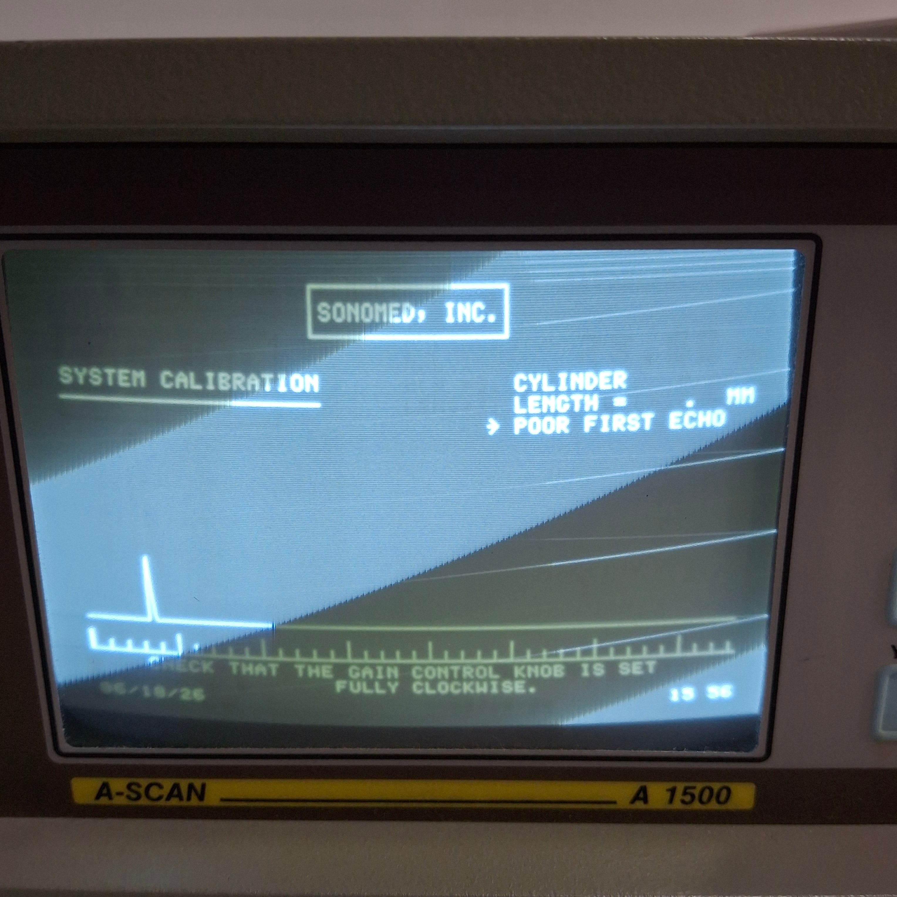 Sonomed Escalon A-Scan A 1500 Ophthalmic Ultrasound