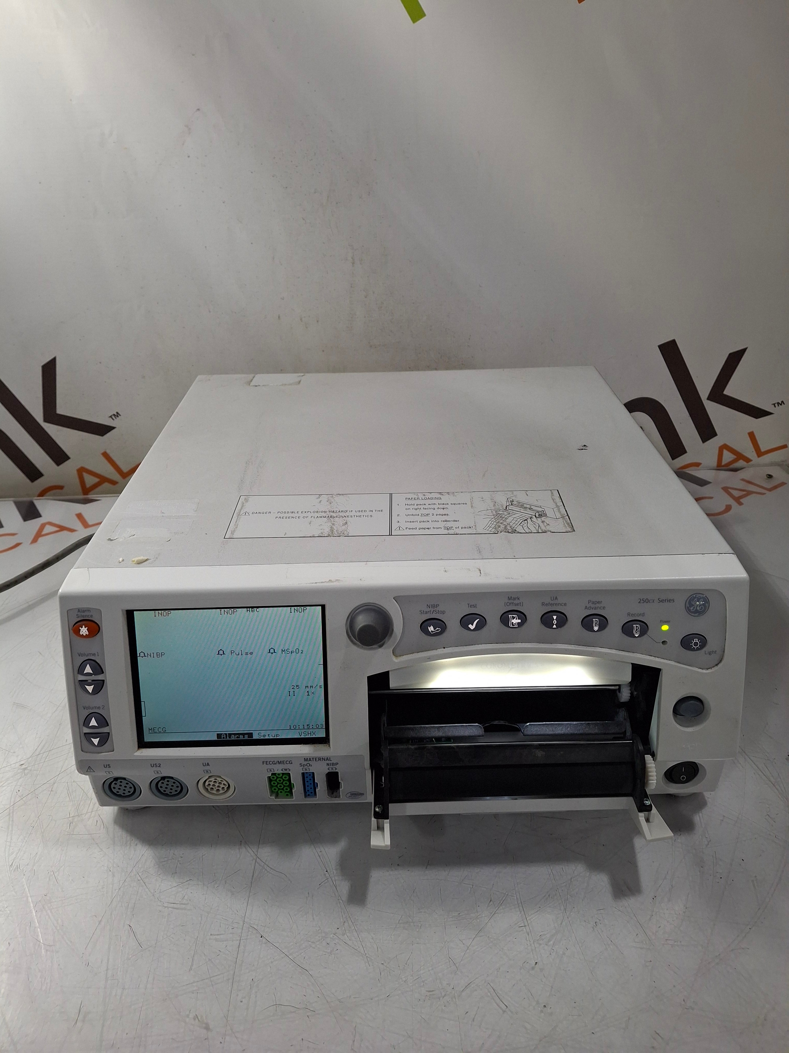 GE Healthcare Corometrics 250cx Series Model 259cx-a Fetal Monitor