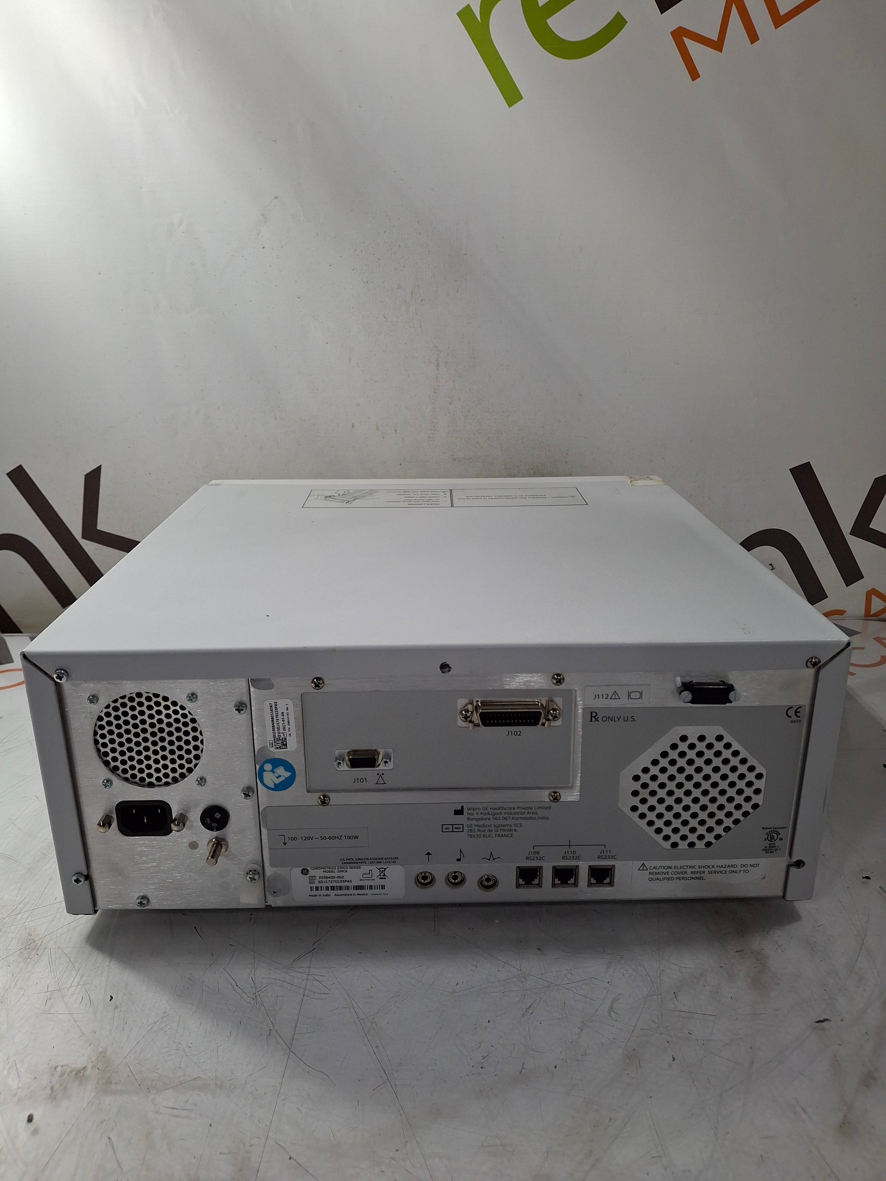 GE Healthcare Corometrics 250cx Series Model 259cx Fetal Monitor