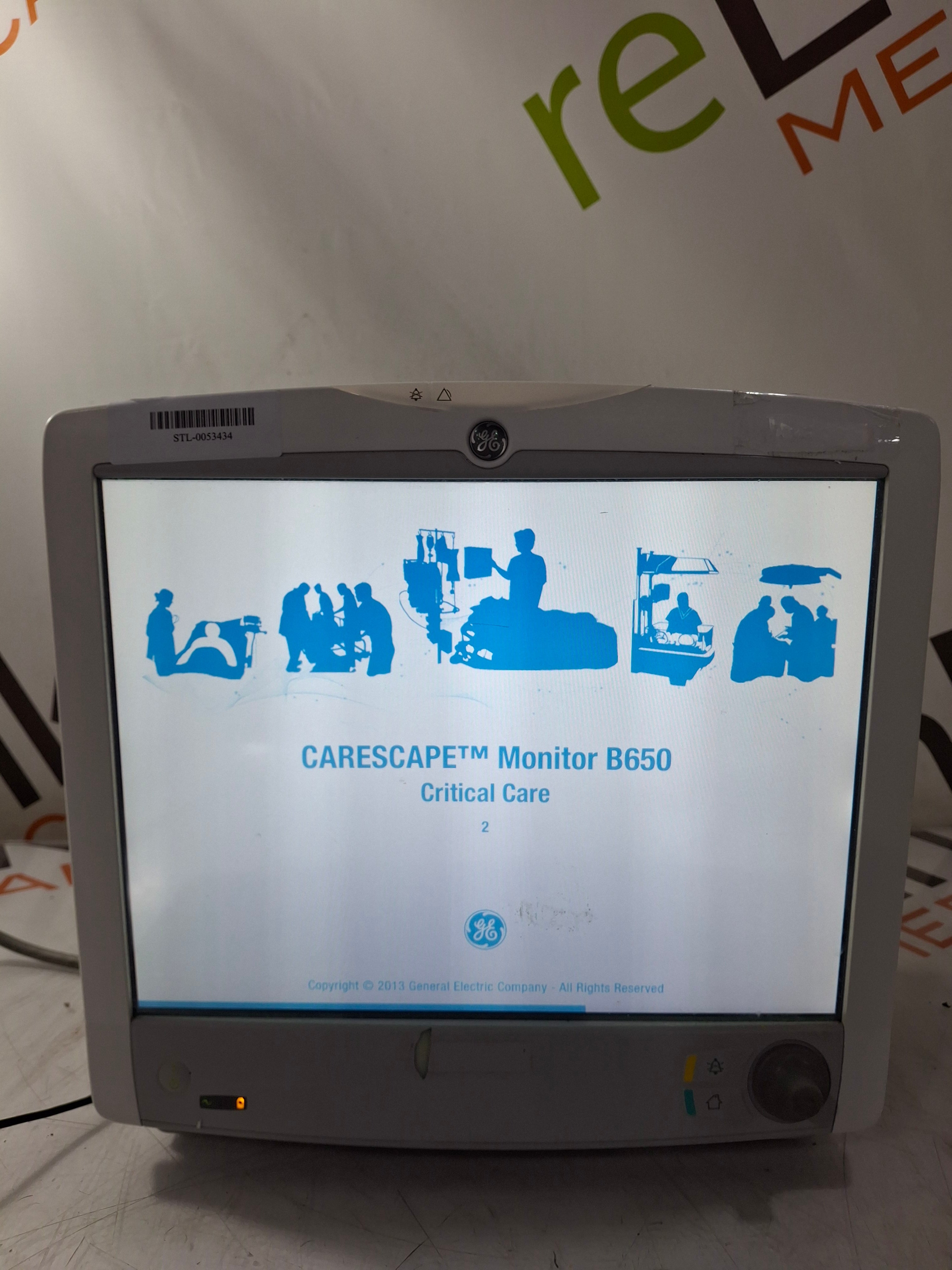 GE Healthcare Carescape B650 Critical Care Patient Monitor
