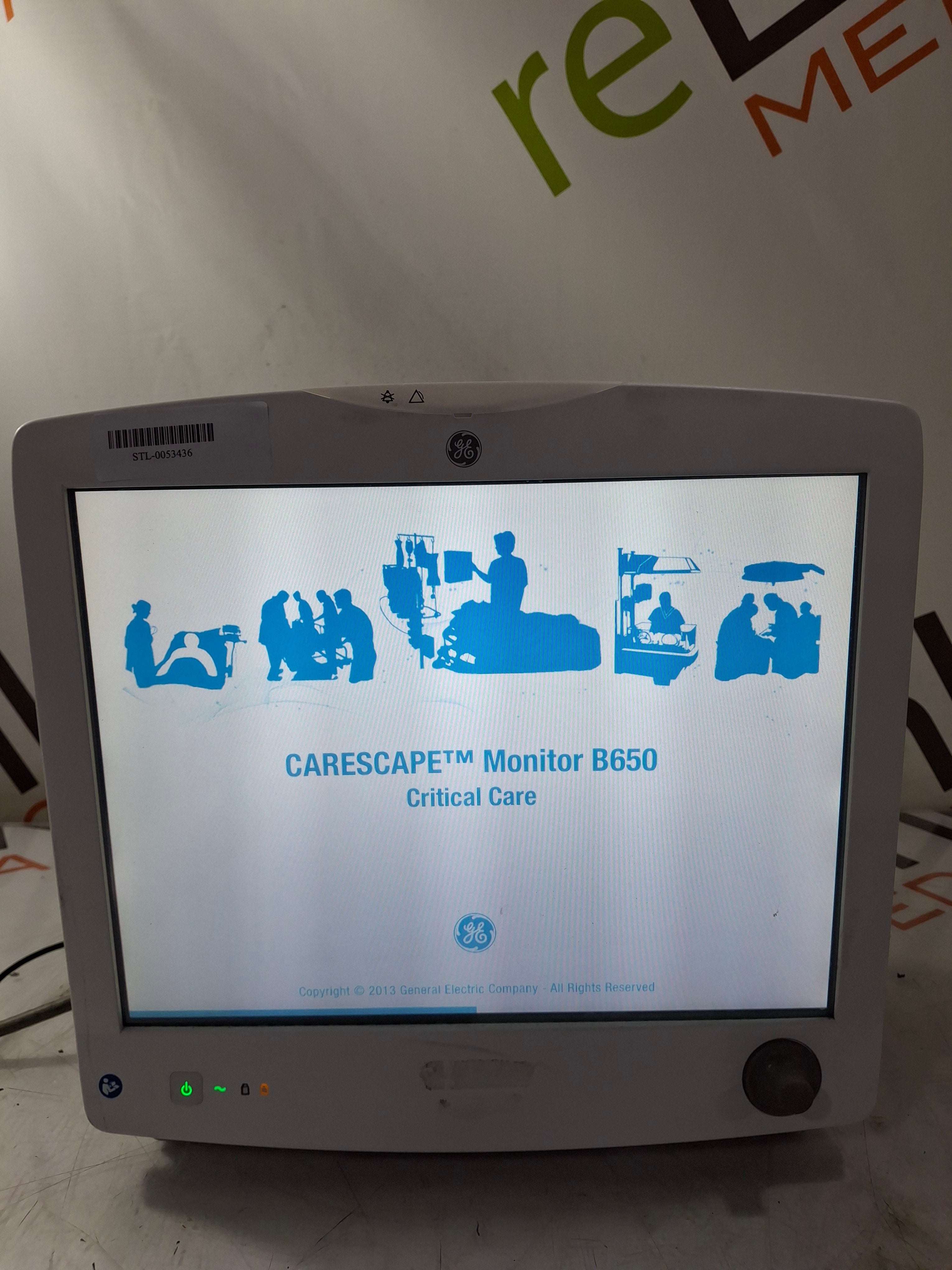 GE Healthcare Carescape B650 Critical Care Patient Monitor