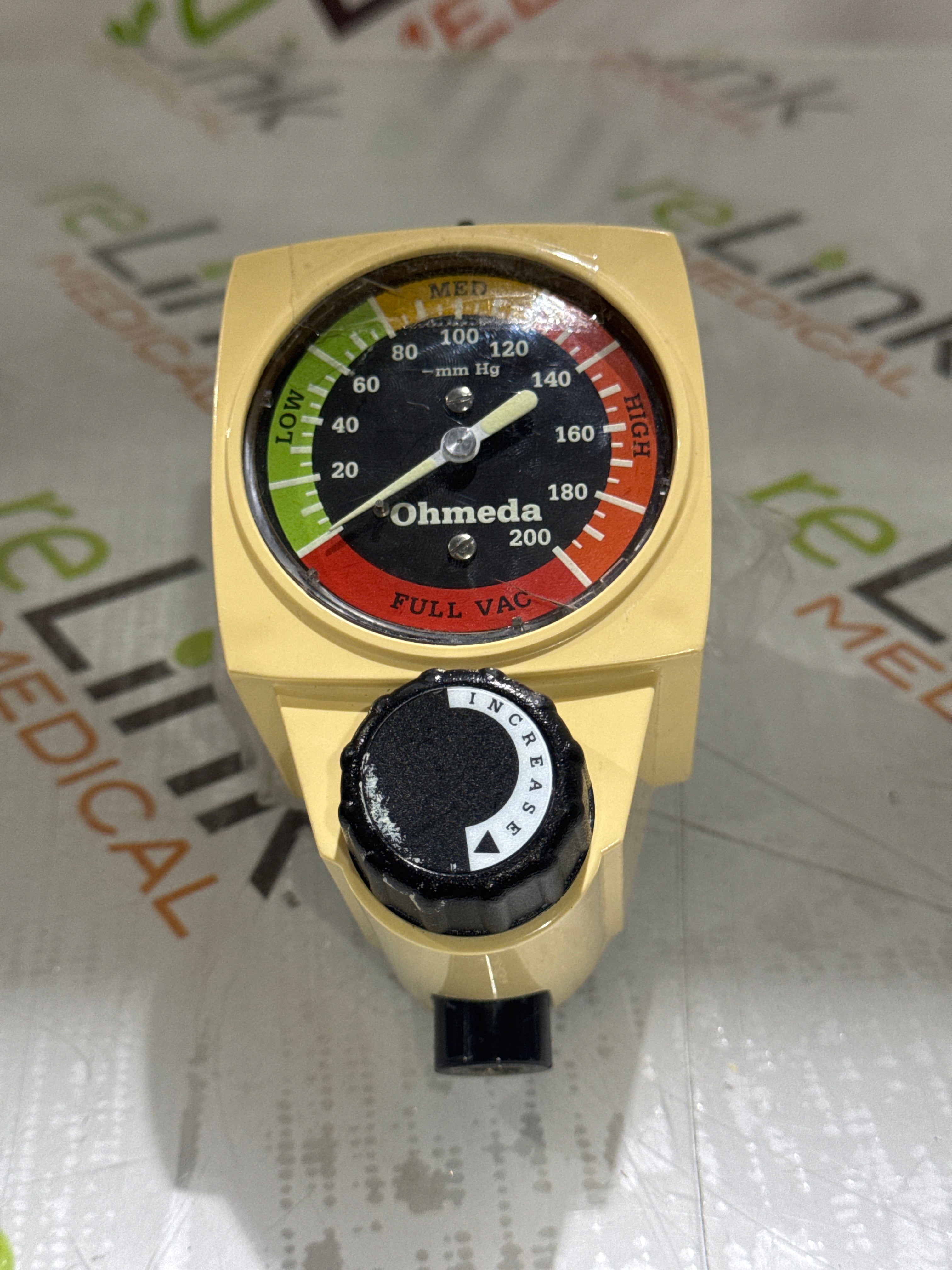 Ohmeda Medical Vacuum Regulator