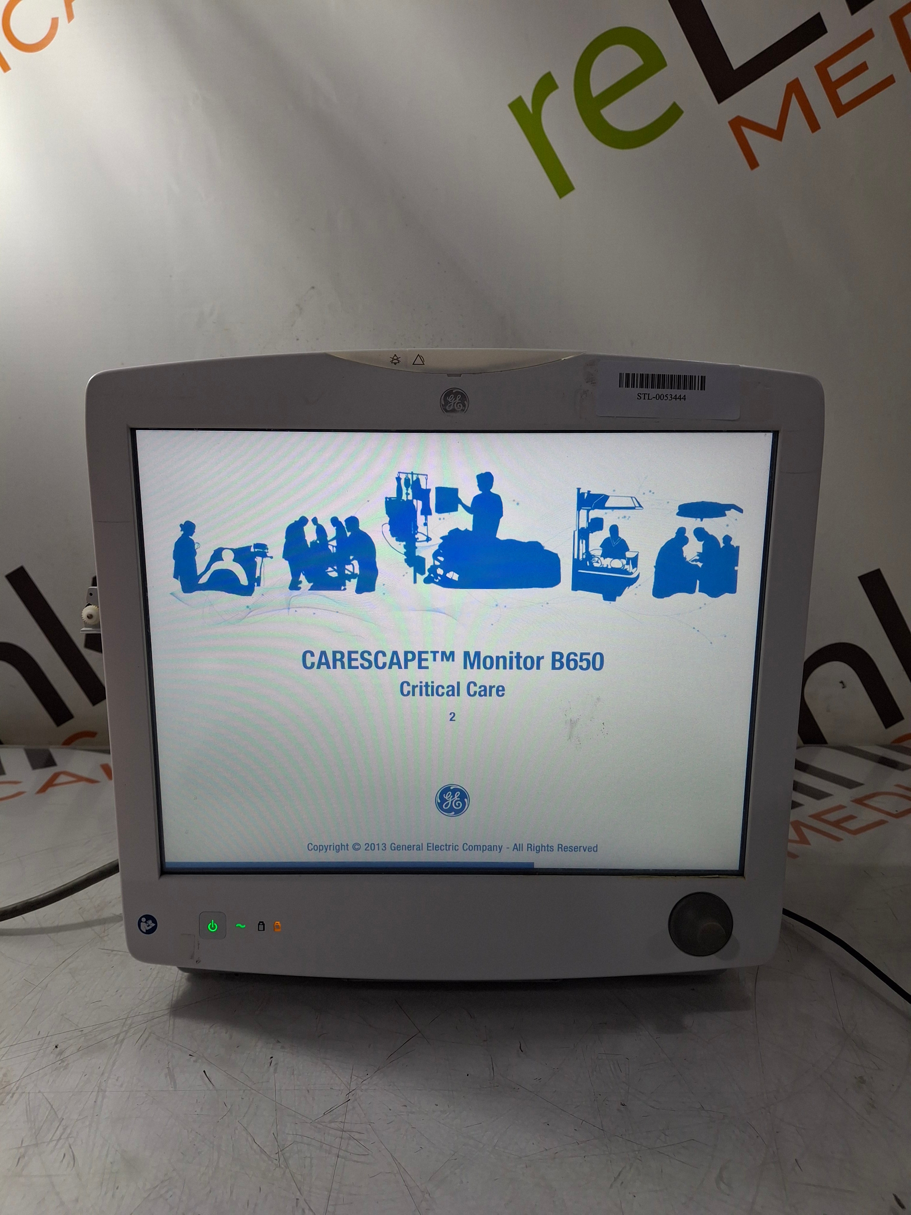 GE Healthcare Carescape B650 Critical Care Patient Monitor