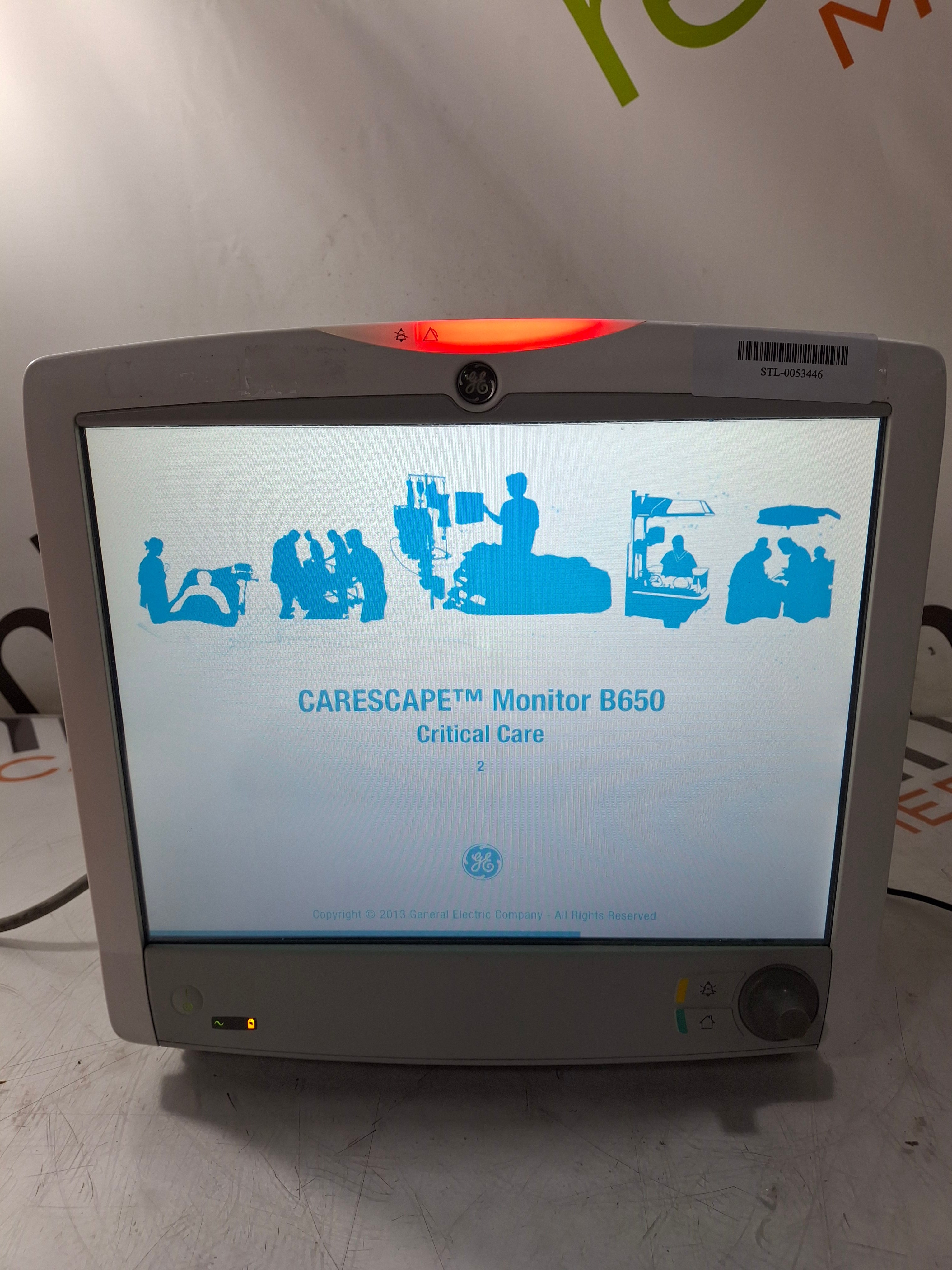 GE Healthcare Carescape B650 Critical Care Patient Monitor