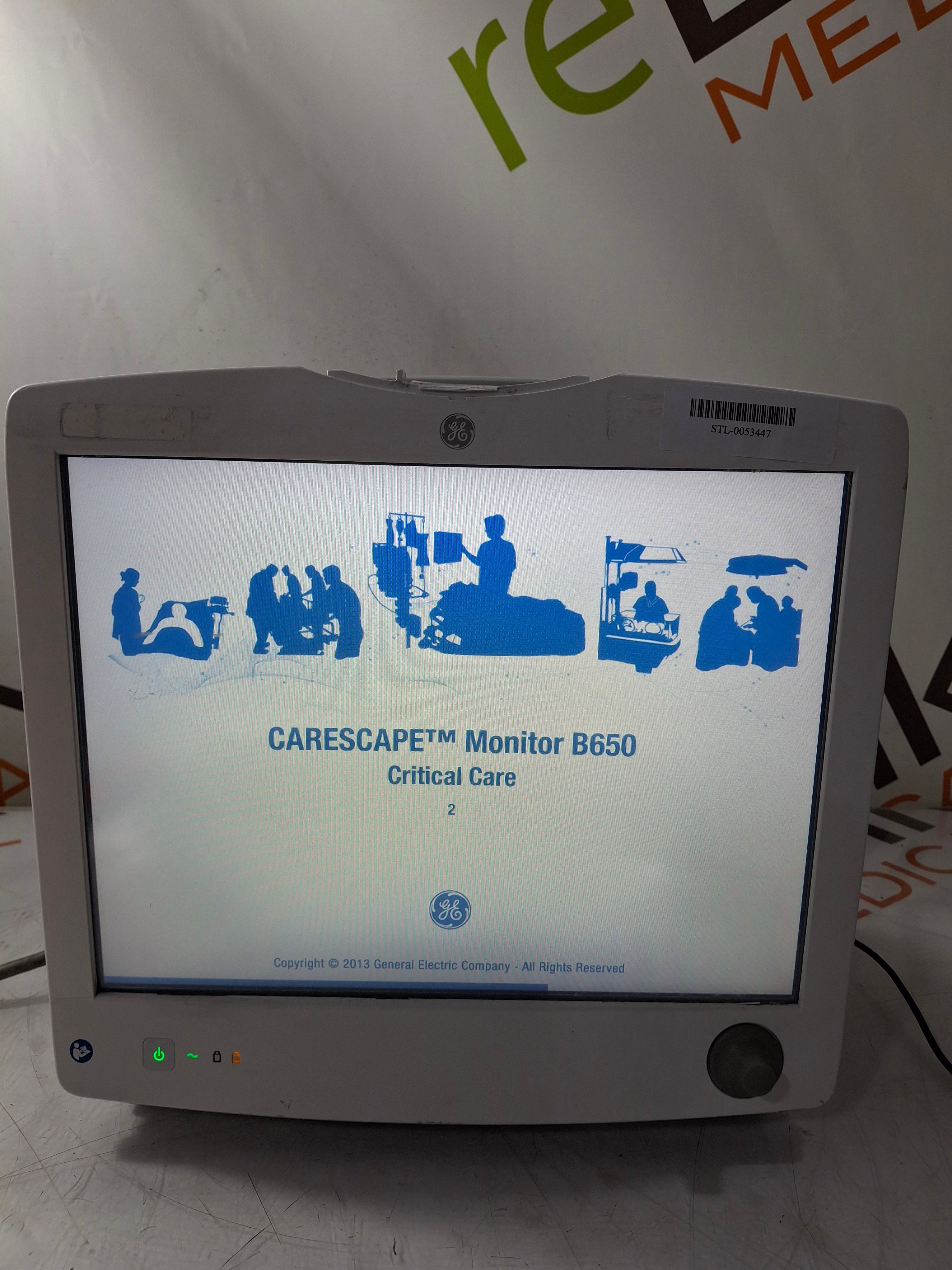 GE Healthcare Carescape B650 Critical Care Patient Monitor