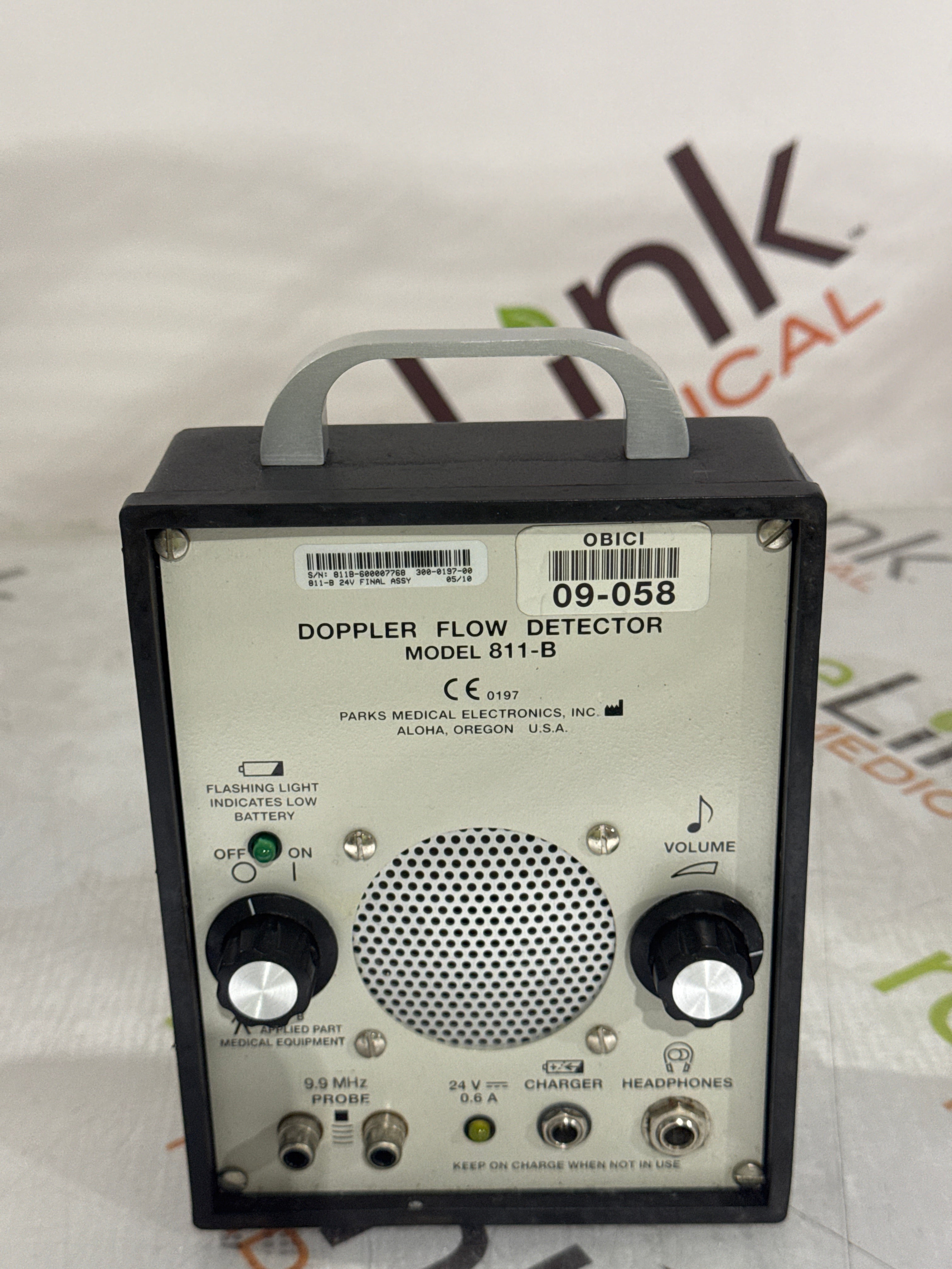 Parks 811-B Doppler Flow Detector