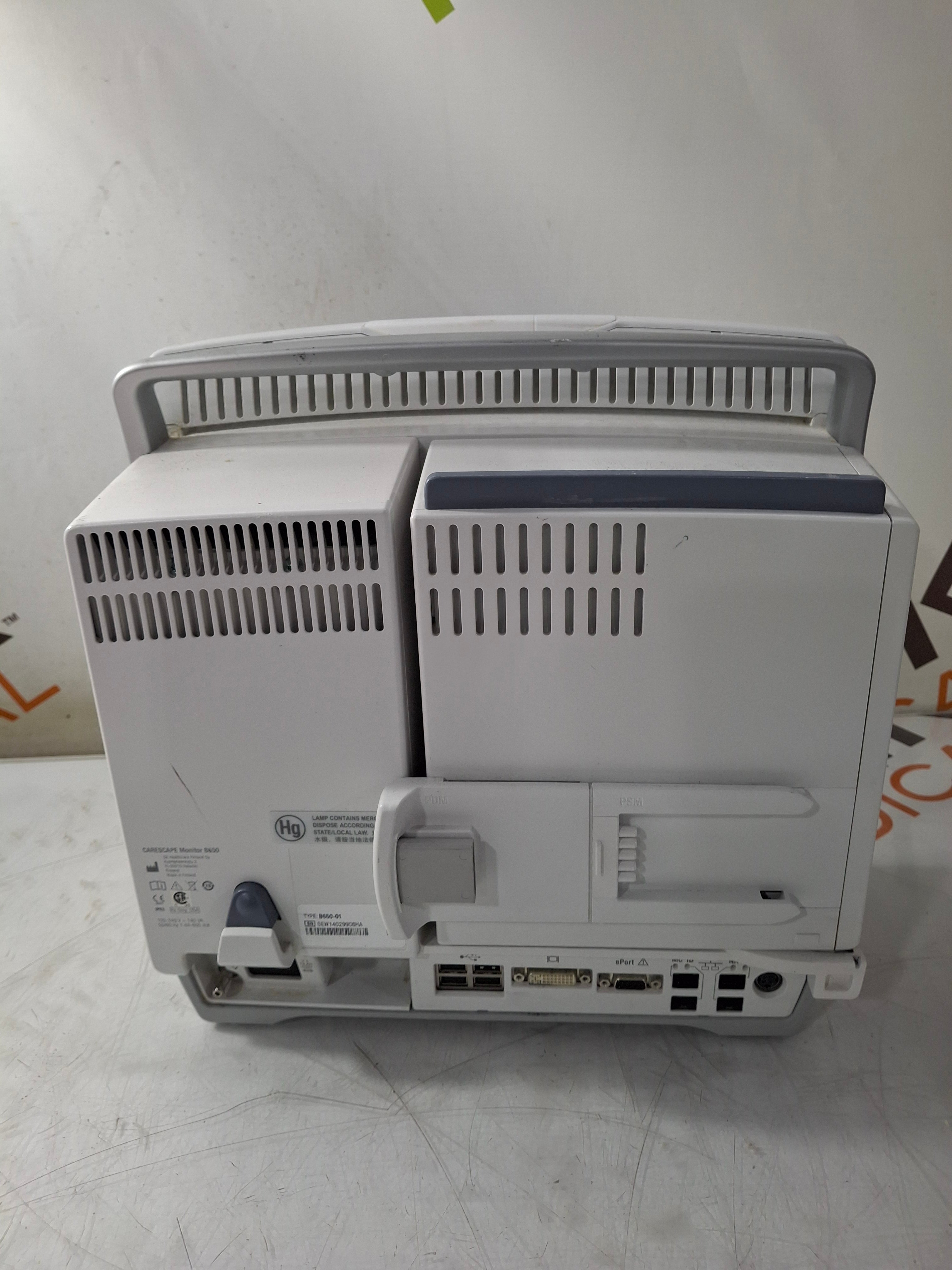 GE Healthcare Carescape B650 Critical Care Patient Monitor