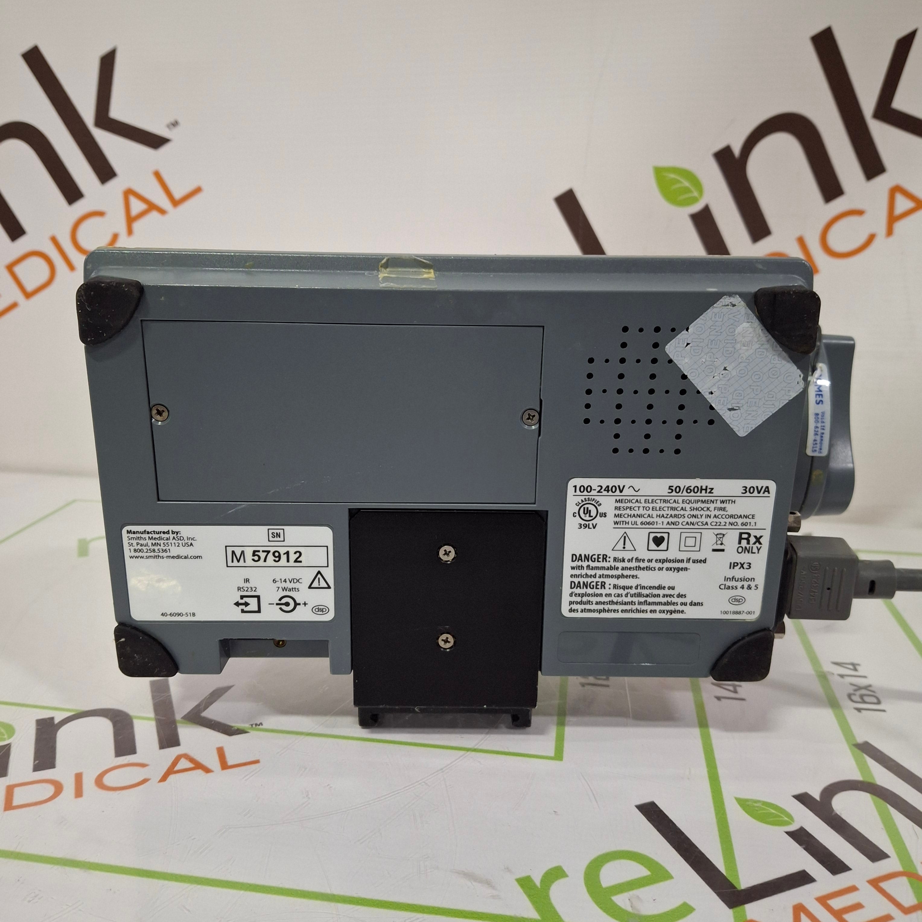 Smiths Medical Medfusion 3500 Version 5 Syringe Infusion Pump