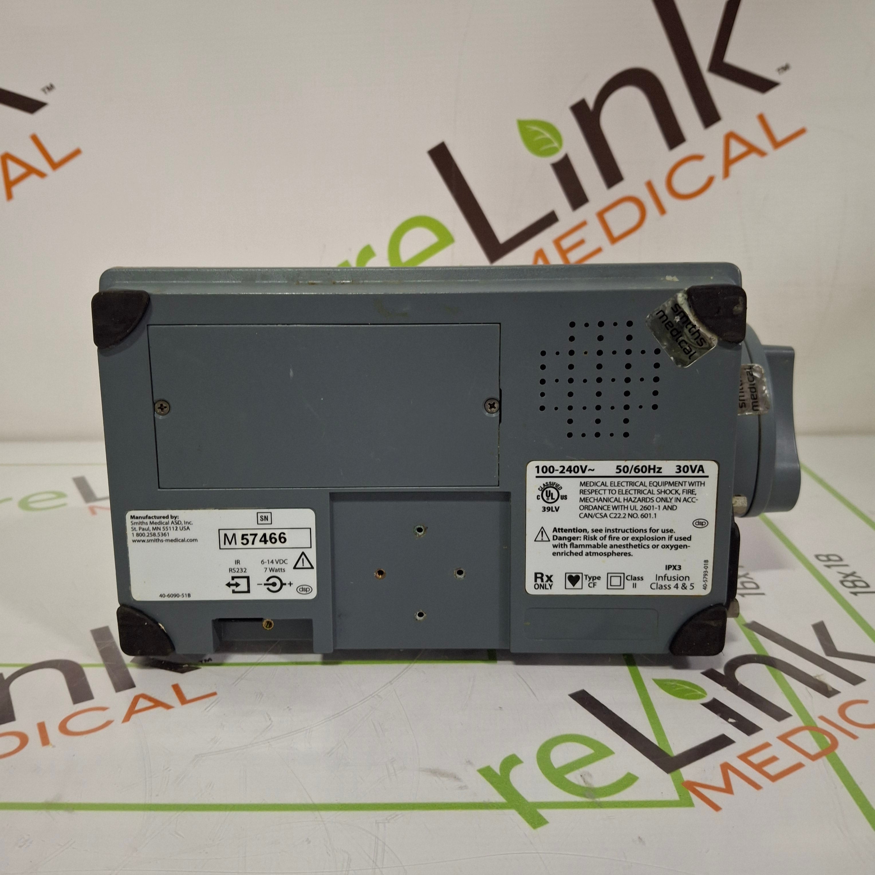 Smiths Medical Medfusion 3500 Version 5 Syringe Infusion Pump