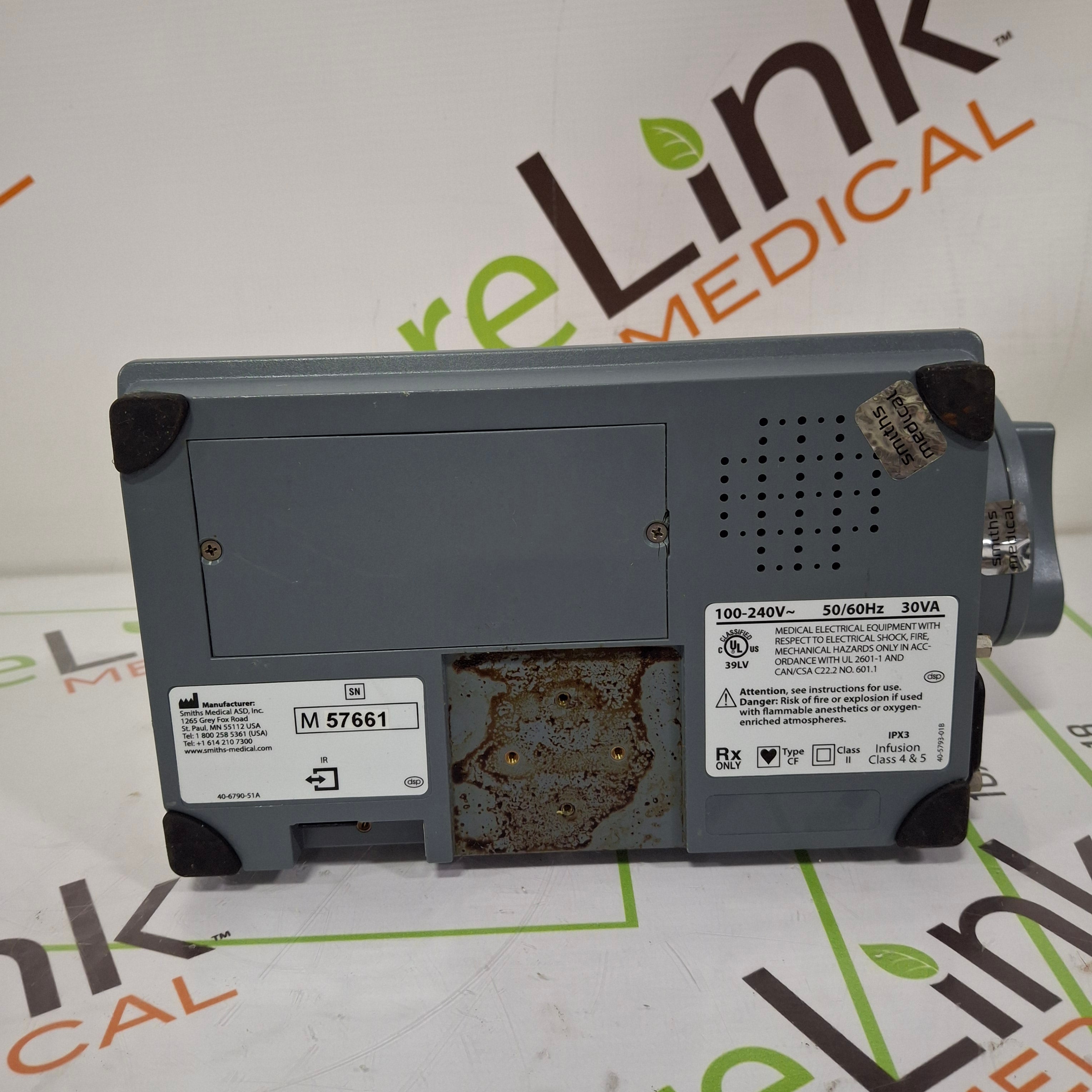 Smiths Medical Medfusion 3500 Version 6 Syringe Infusion Pump