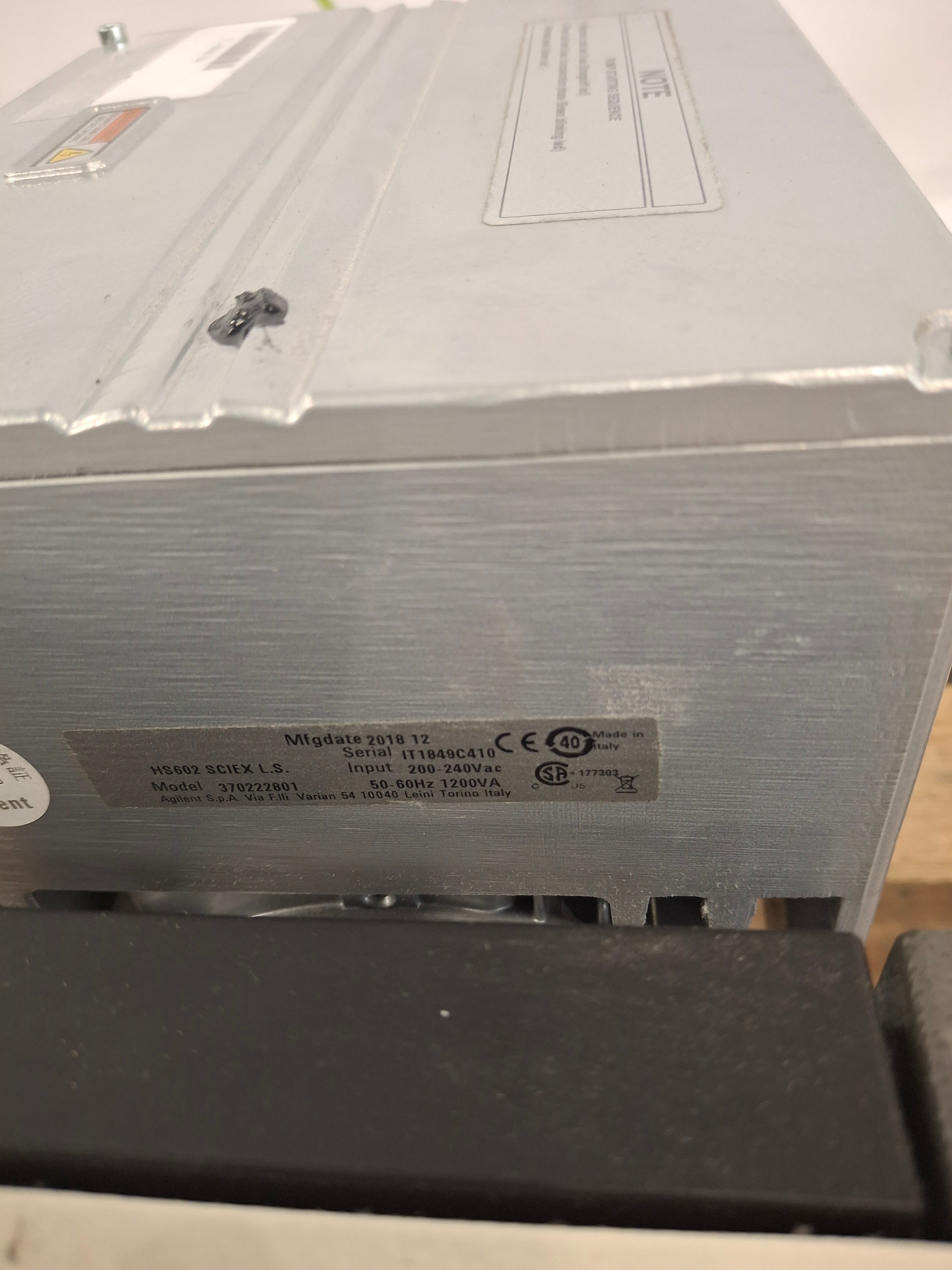 Agilent Varian HS602 Rotary Vane Vacuum Pump