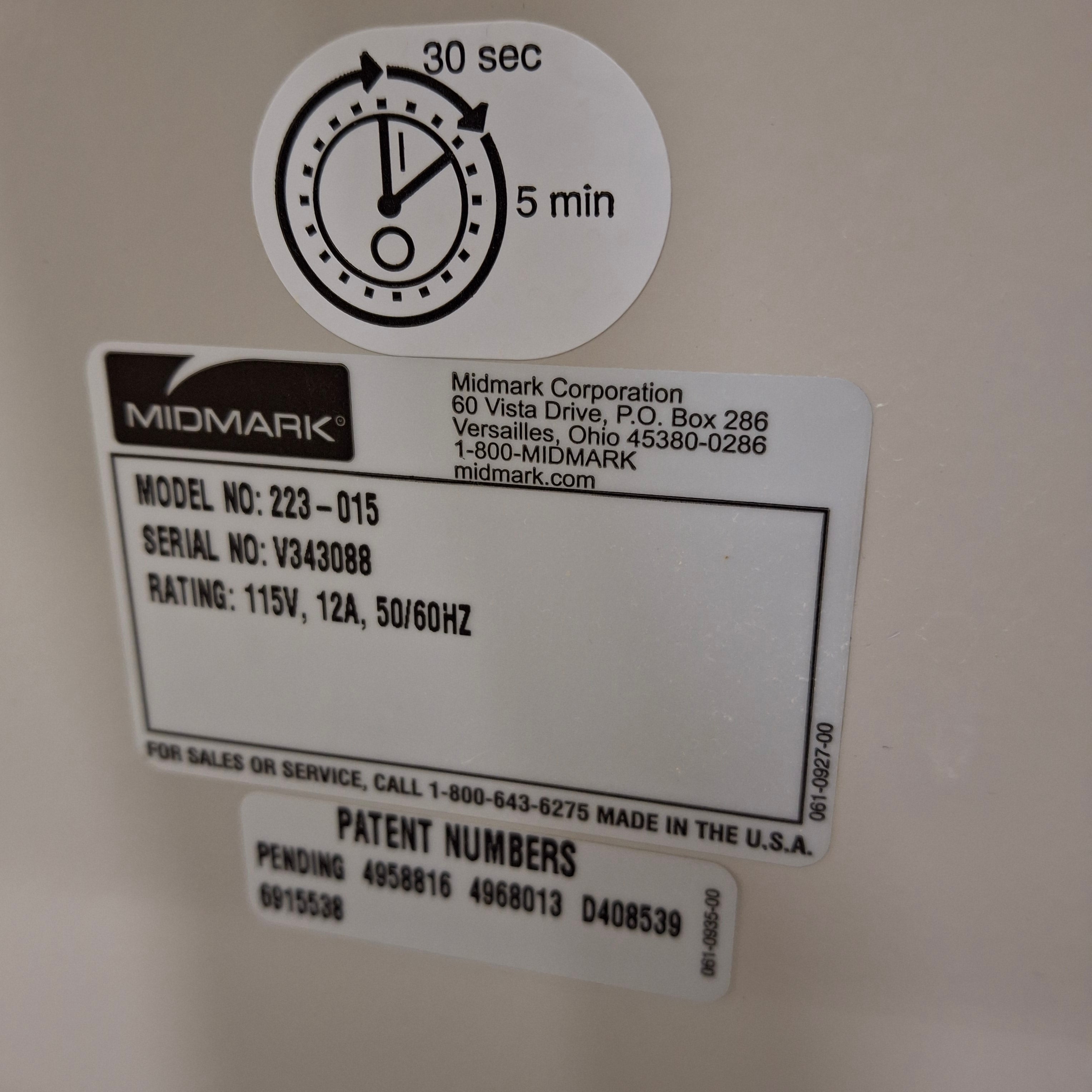 Midmark 223 Hi-Lo Power Barrier Free Procedure Exam Table