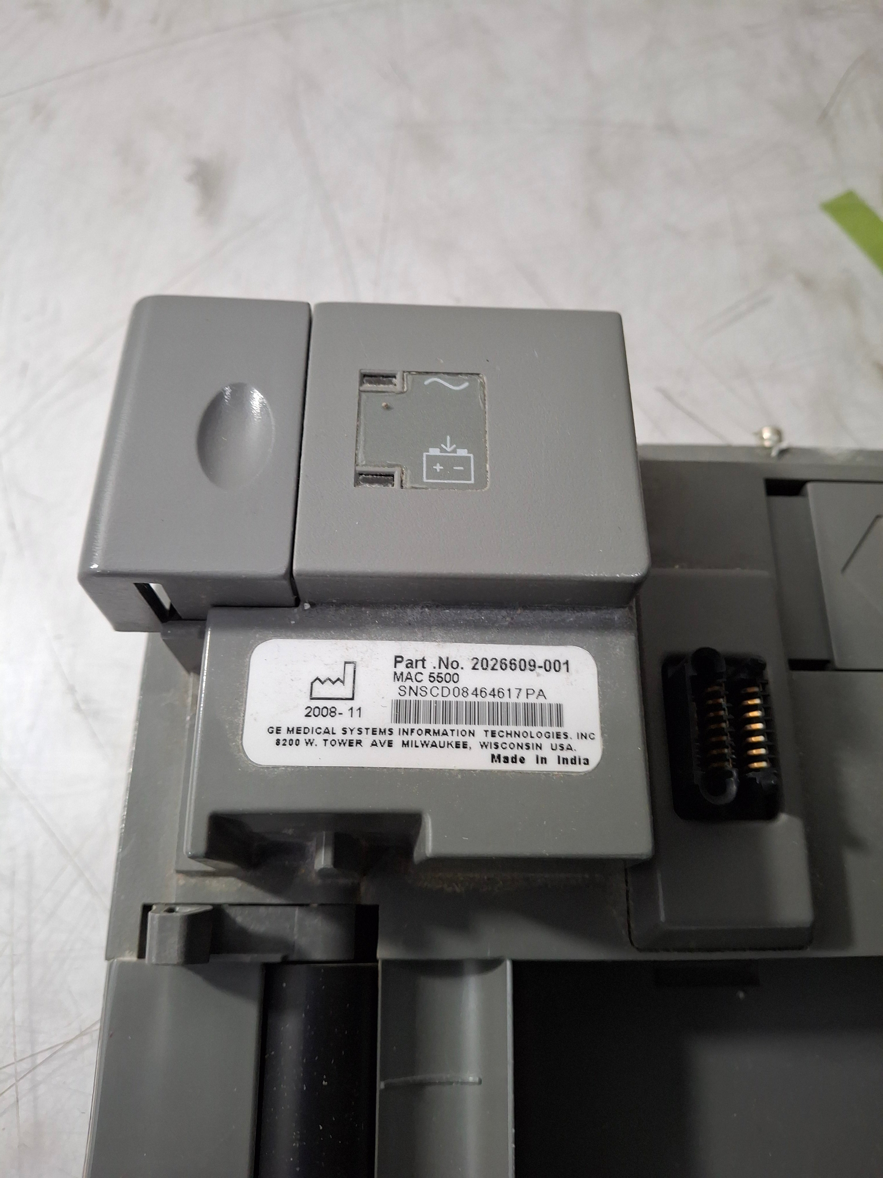 GE Healthcare MAC 5500 HD ECG without CAM Module