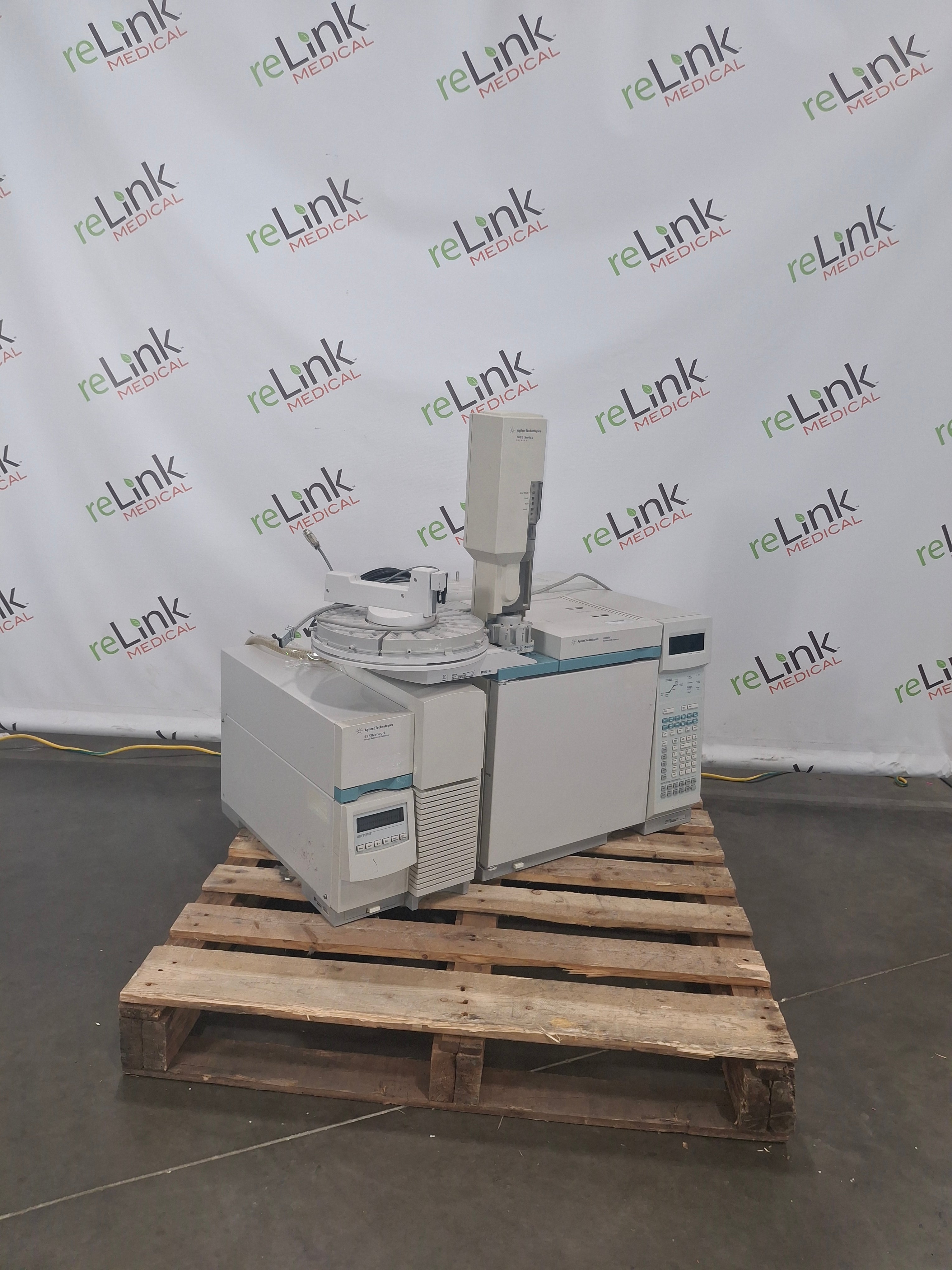 Agilent 6890N 5973 MSD GCMS Gas Chromatograph Mass