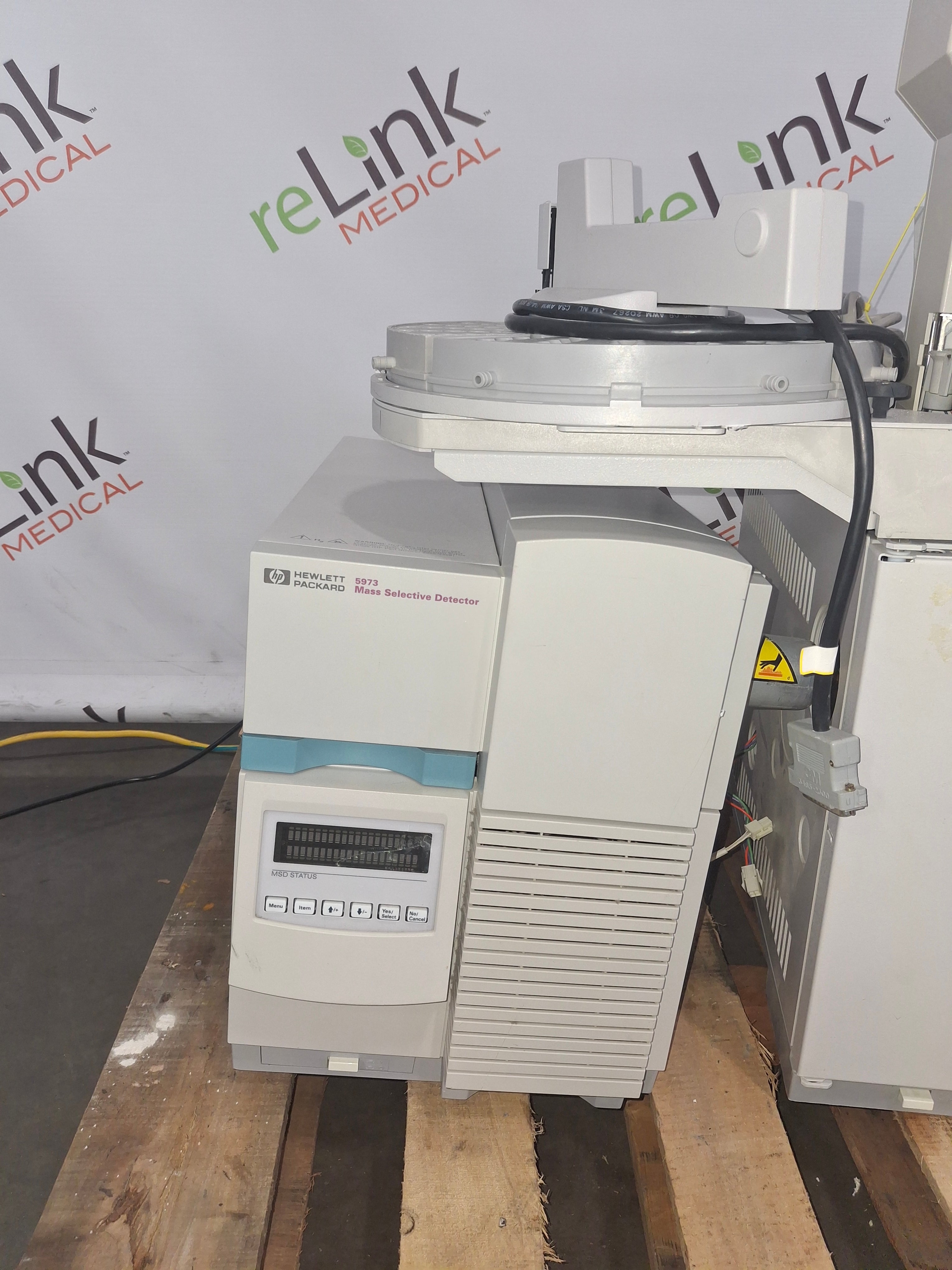 Agilent 6890N 5973 MSD GCMS Gas Chromatograph Mass