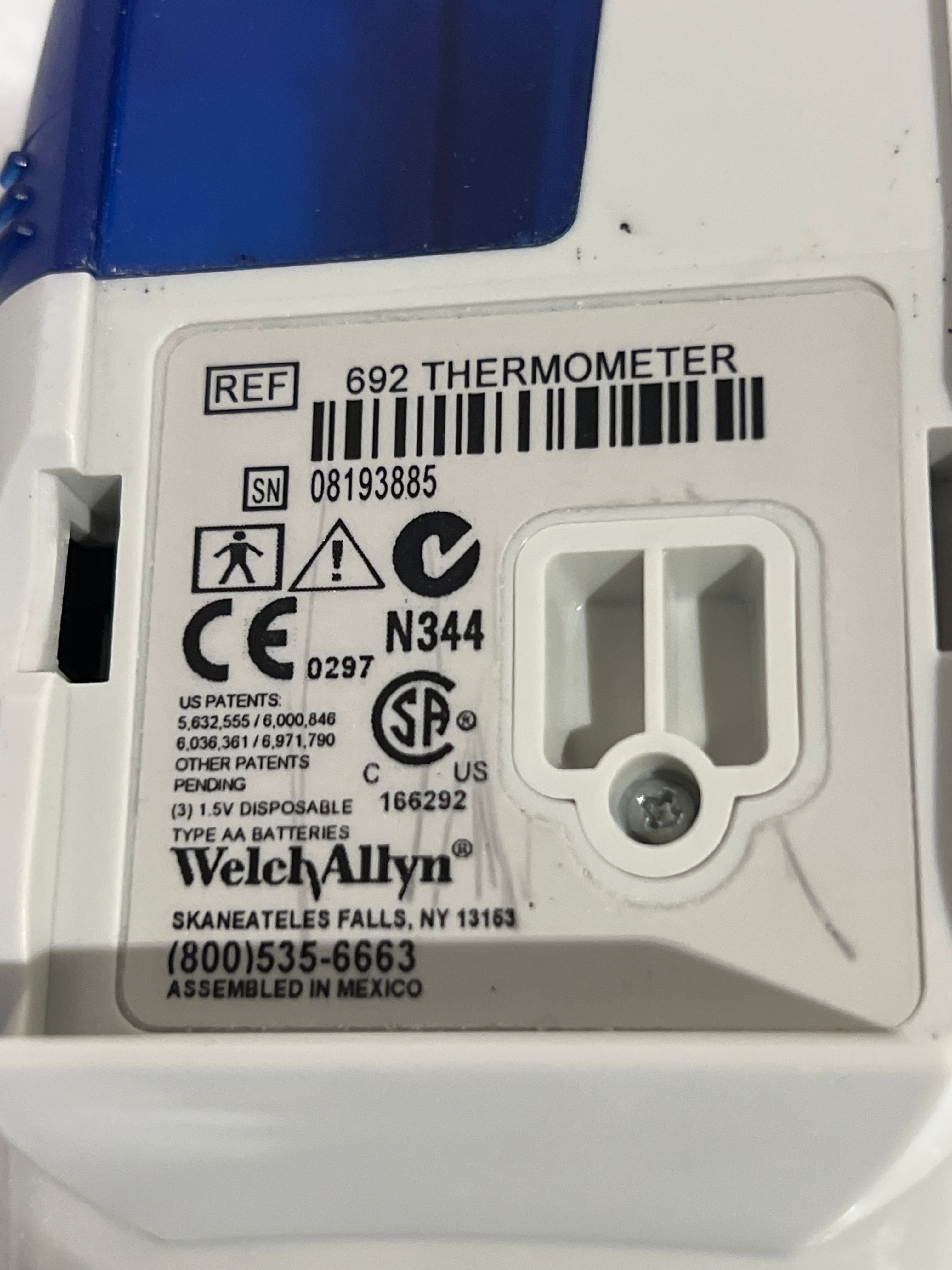 Welch Allyn SureTemp Plus 692 Thermometer