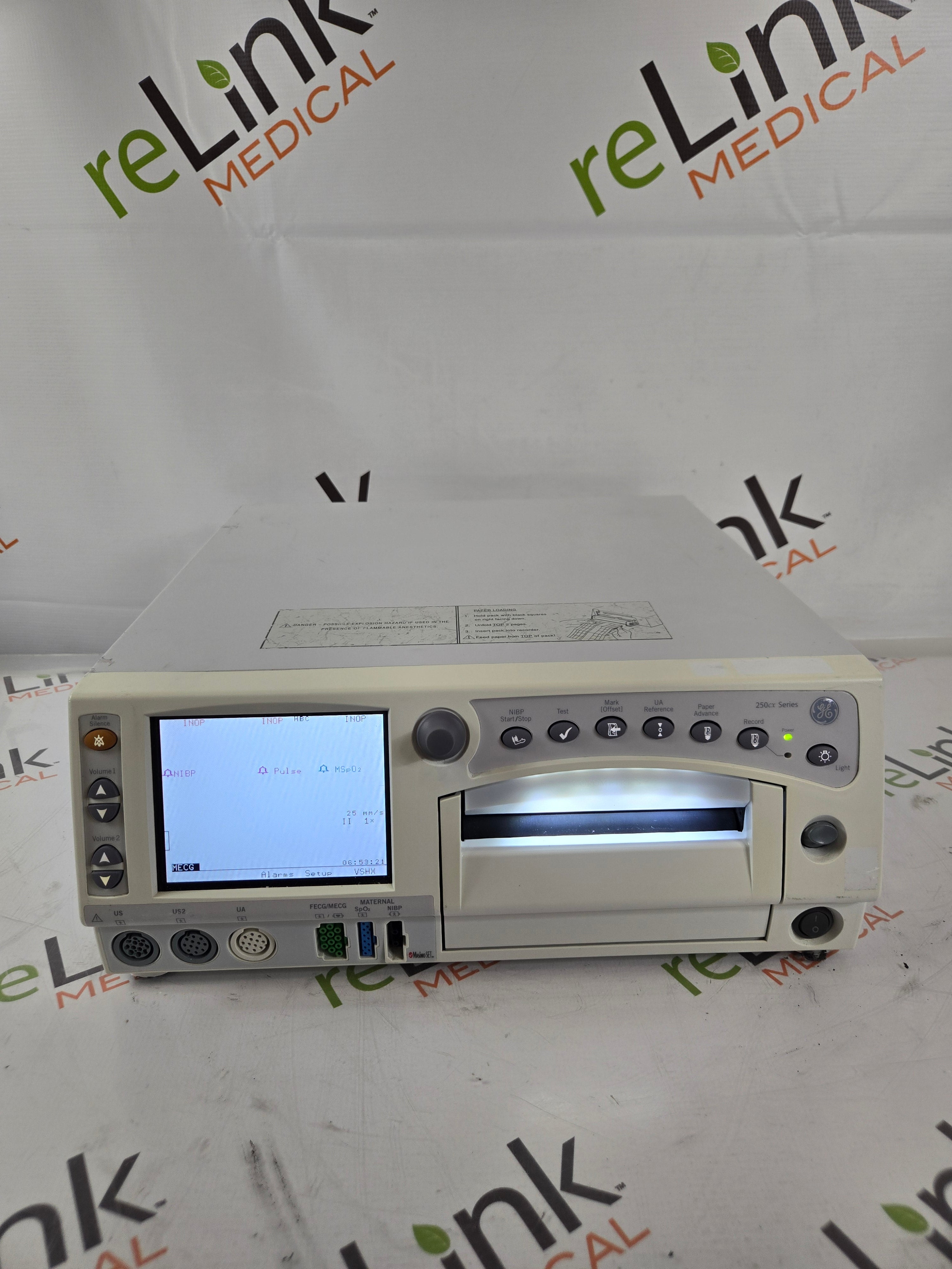 GE Healthcare Corometrics 250cx Series Model 259cx Fetal Monitor