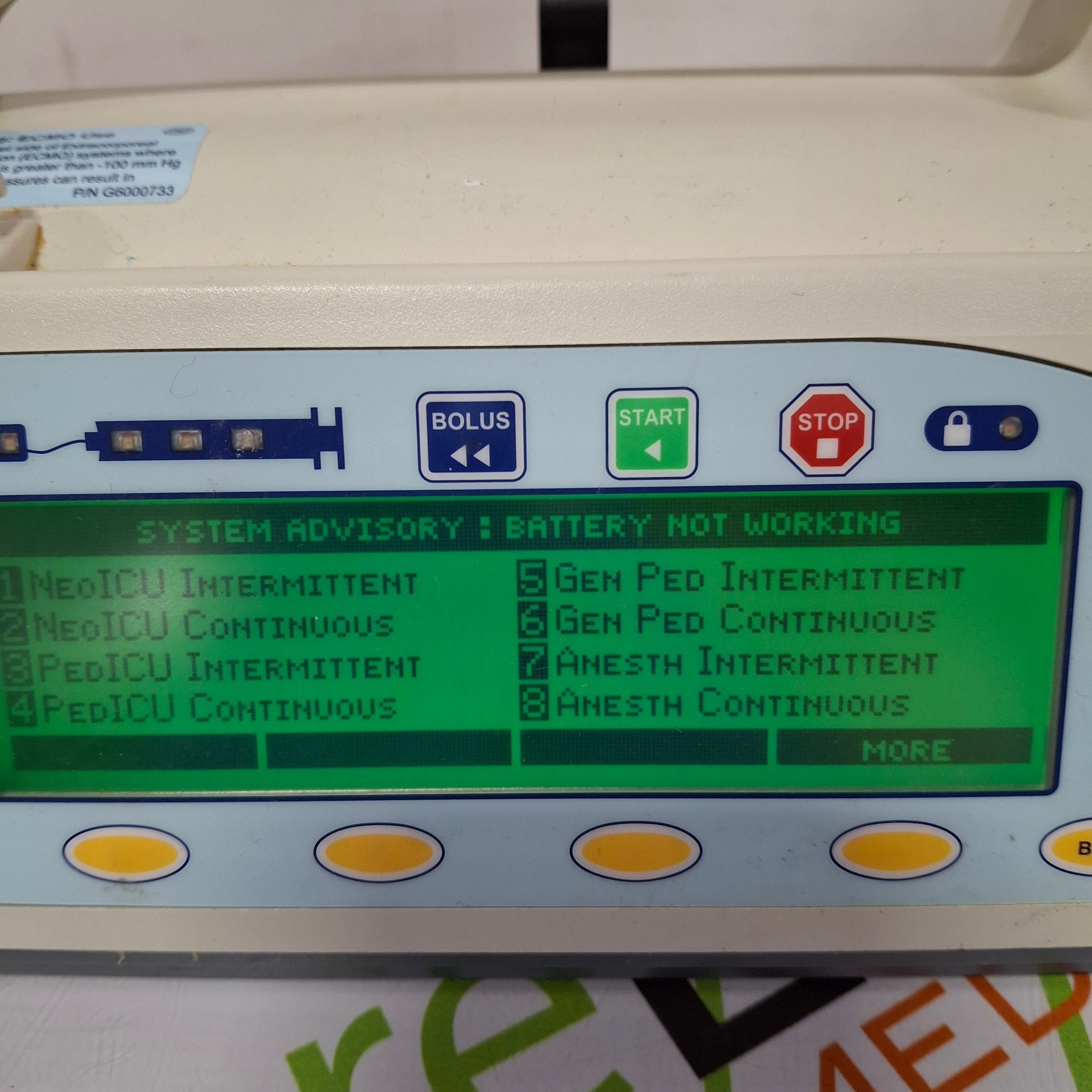 Smiths Medical Medfusion 3500 Version 5 Syringe Infusion Pump