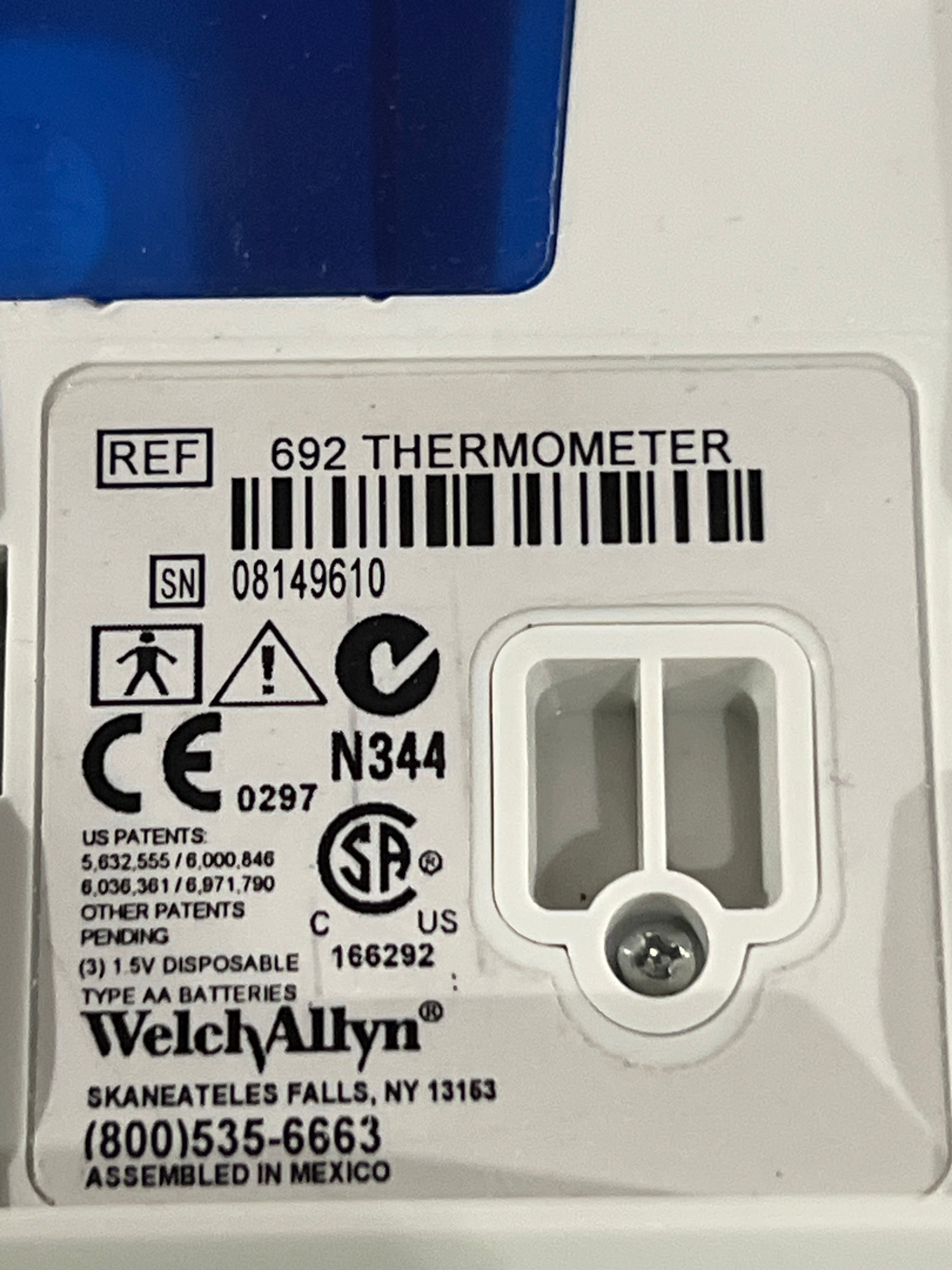 Welch Allyn SureTemp Plus 692 Thermometer