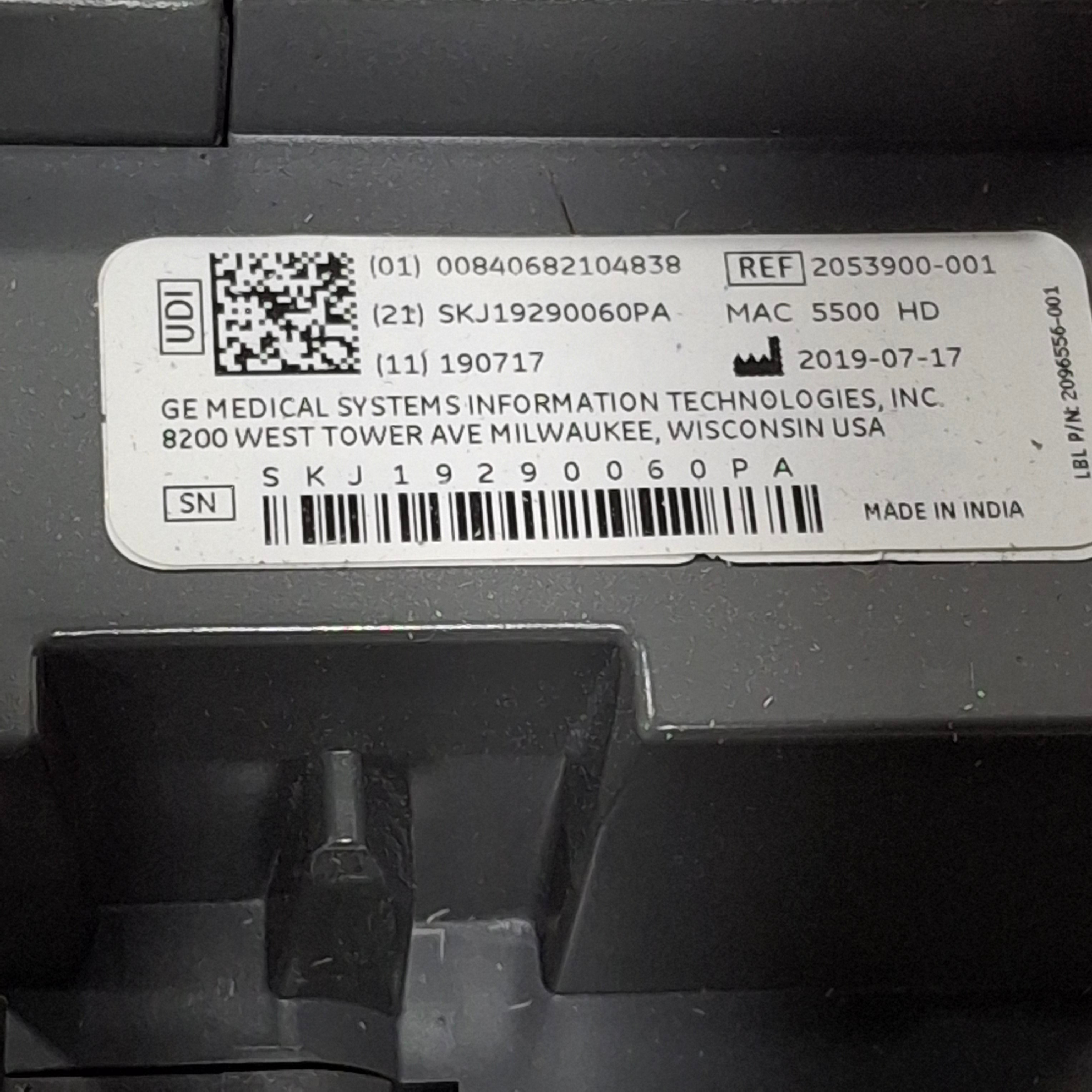 GE Healthcare MAC 5500 HD ECG without CAM Module